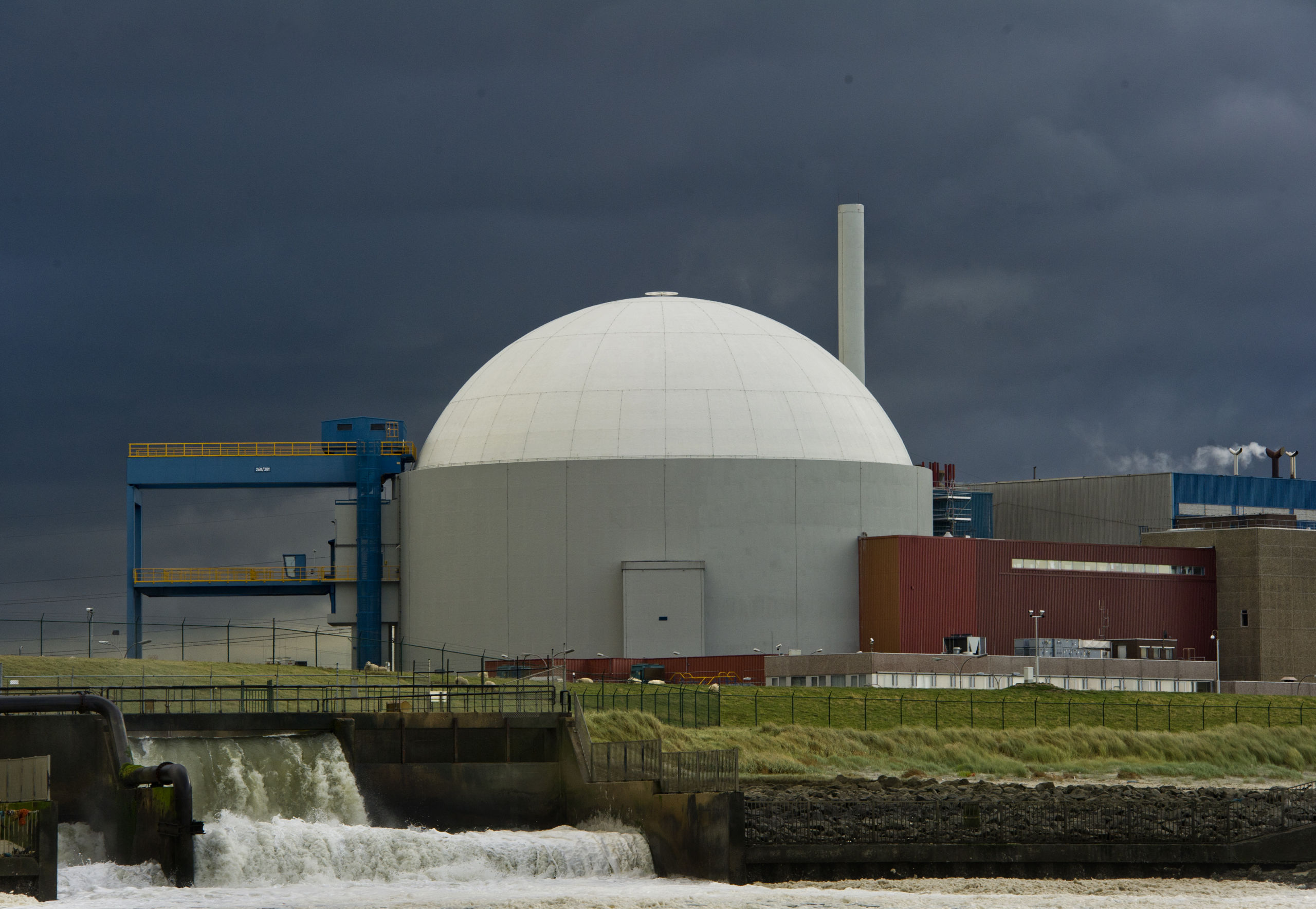 De kerncentrale van Borsele