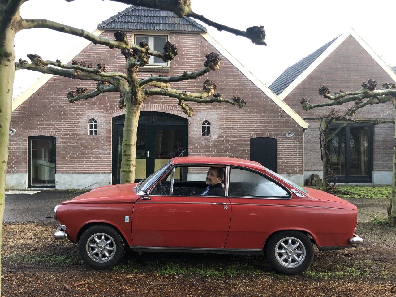 Bert de Boer van de Federatie Historische Automobiel- en Motorfietsclubs