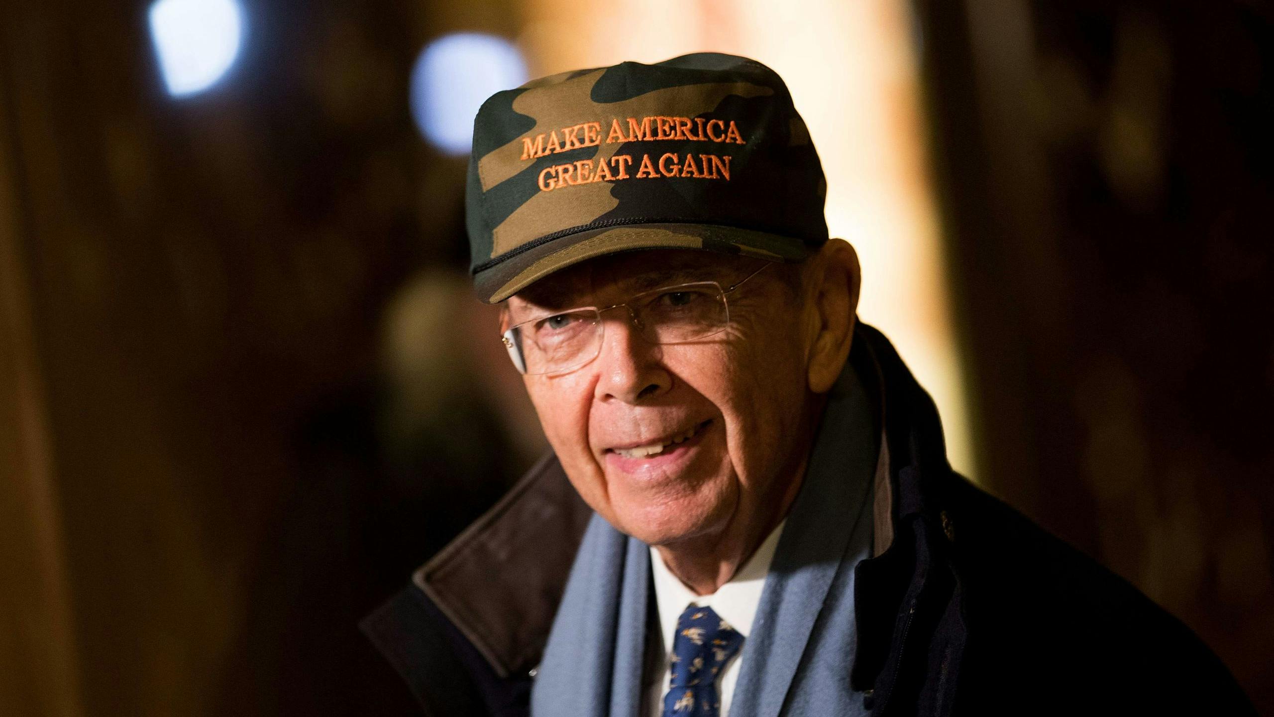 De Amerikaanse handelsminister Wilbur Ross