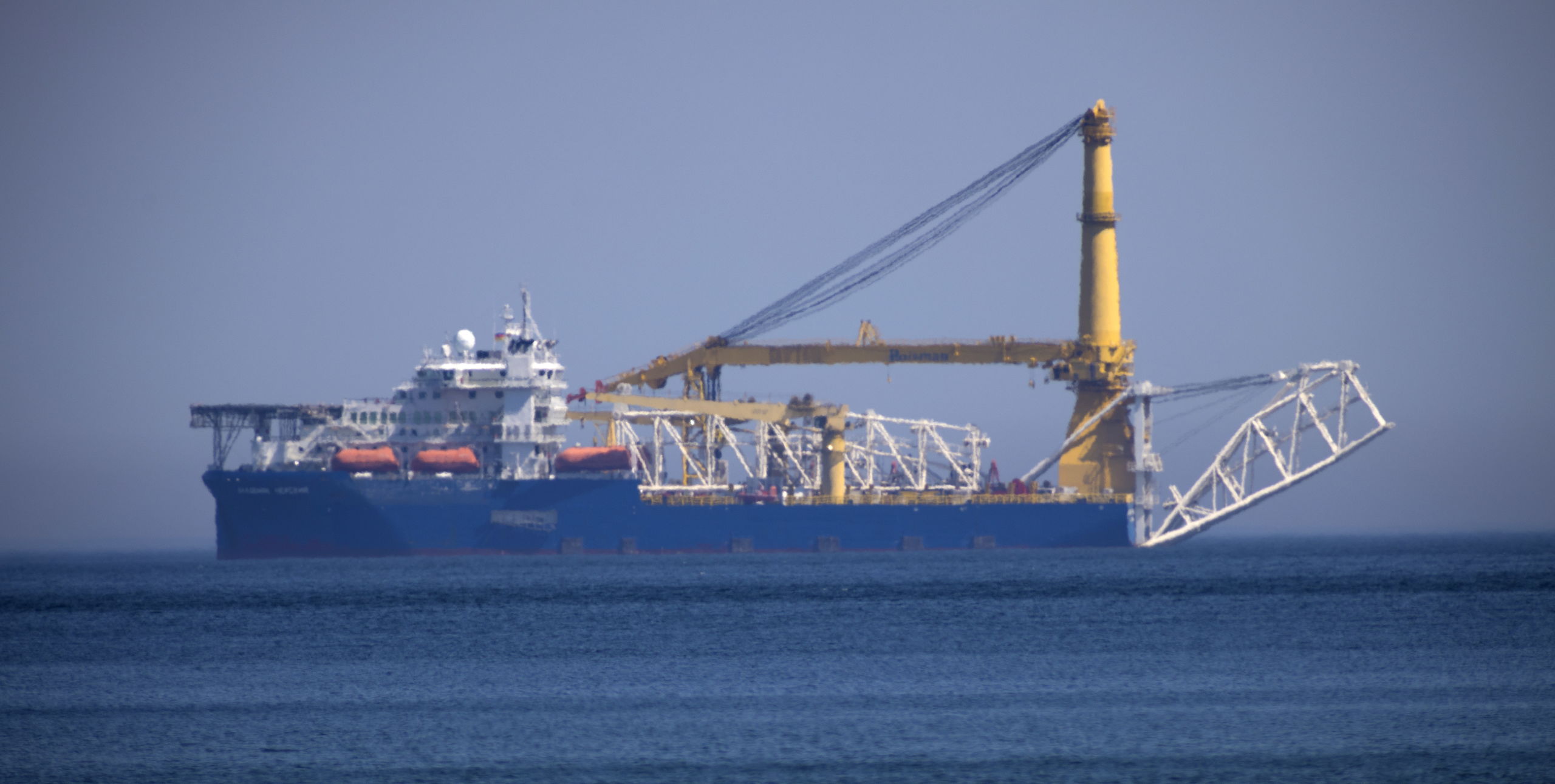 De aanleg van Nord Stream