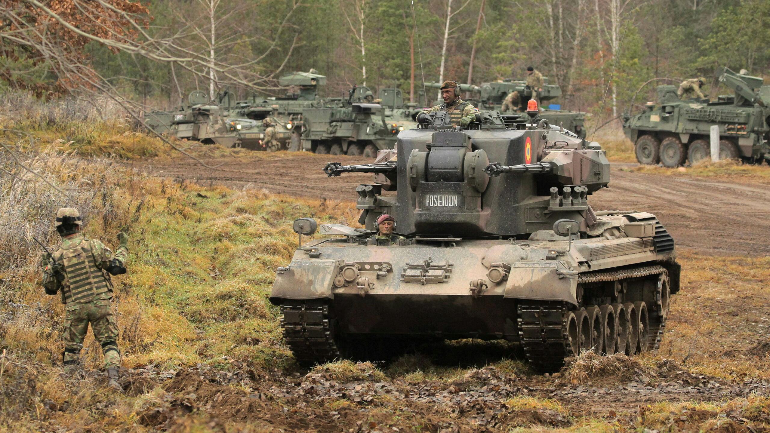 Roemeense Gepard-tanks.