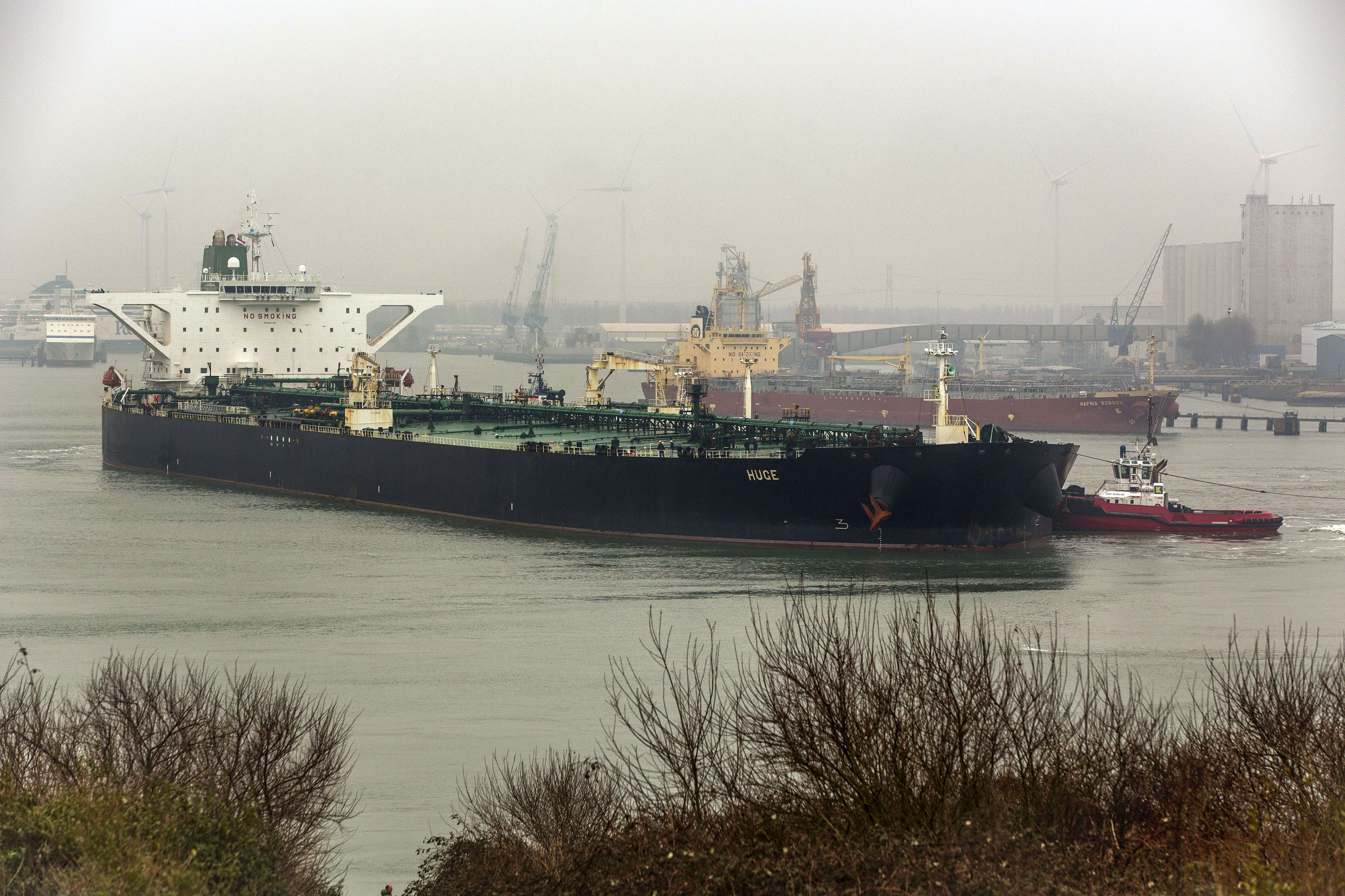 De Iraanse olietanker 'Huge'.
