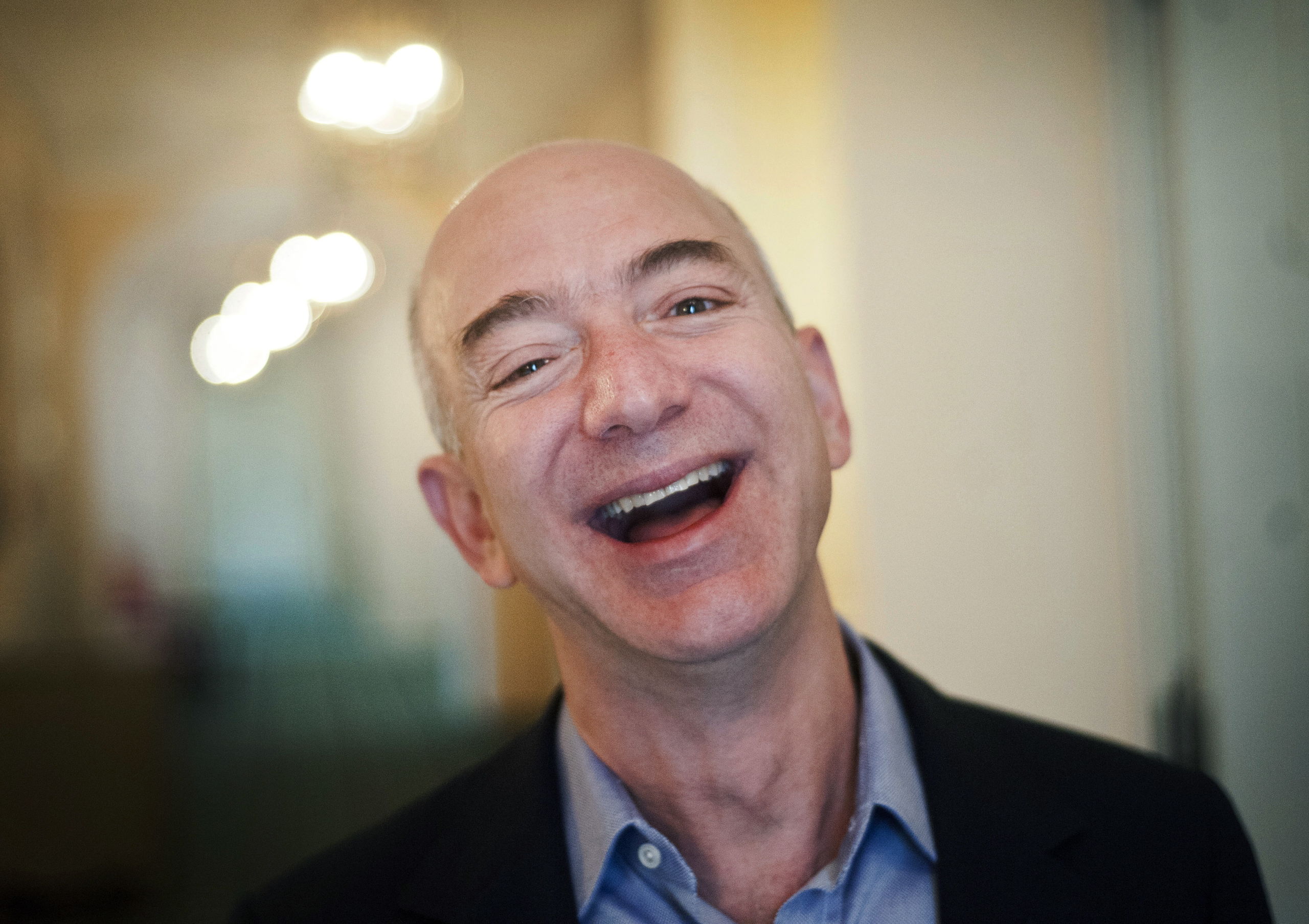 Amazon-baas Jeff Bezos, de rijkste man op Aarde EPA/VICTORIA BONN-MEUSER GERMANY
