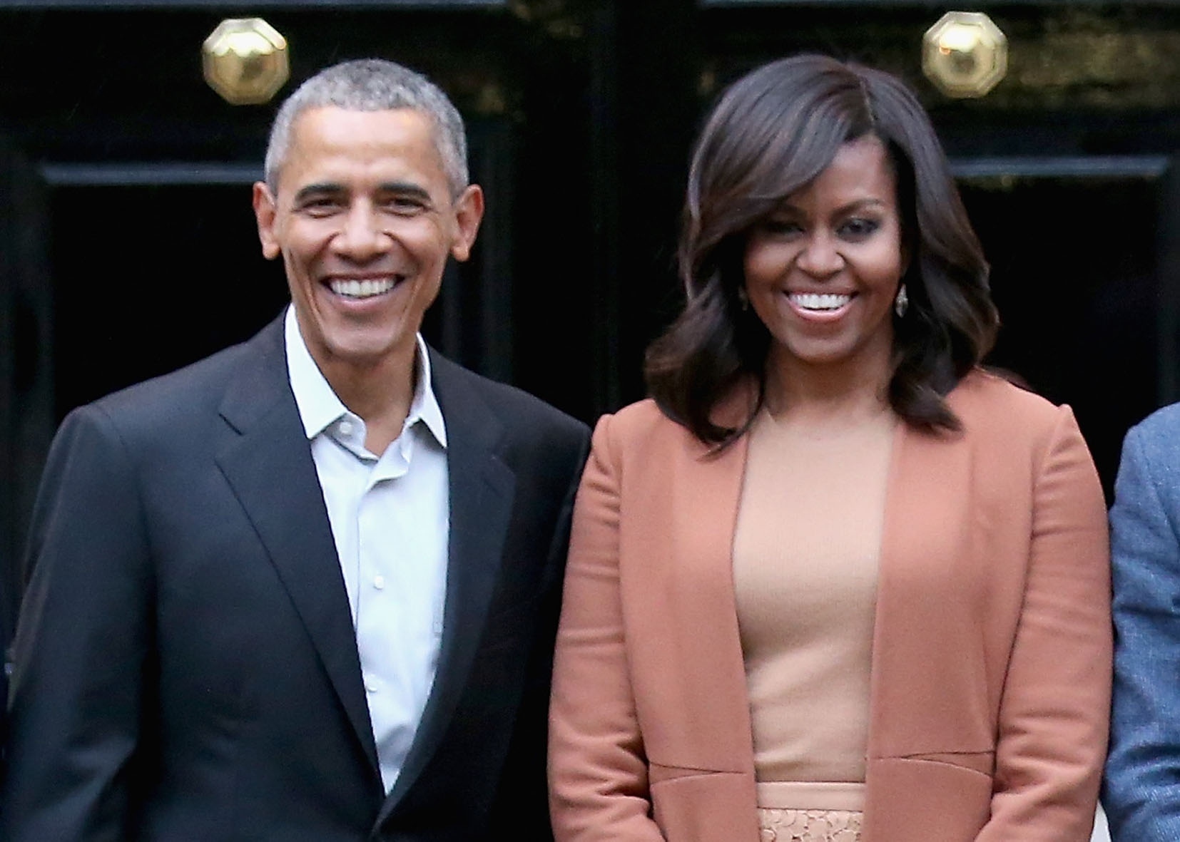 File photo dated 22/04/16 of Barack Obama and his wife Michelle, who have both agreed a deal to exclusively produce podcasts for streaming platform Spotify through their production company.