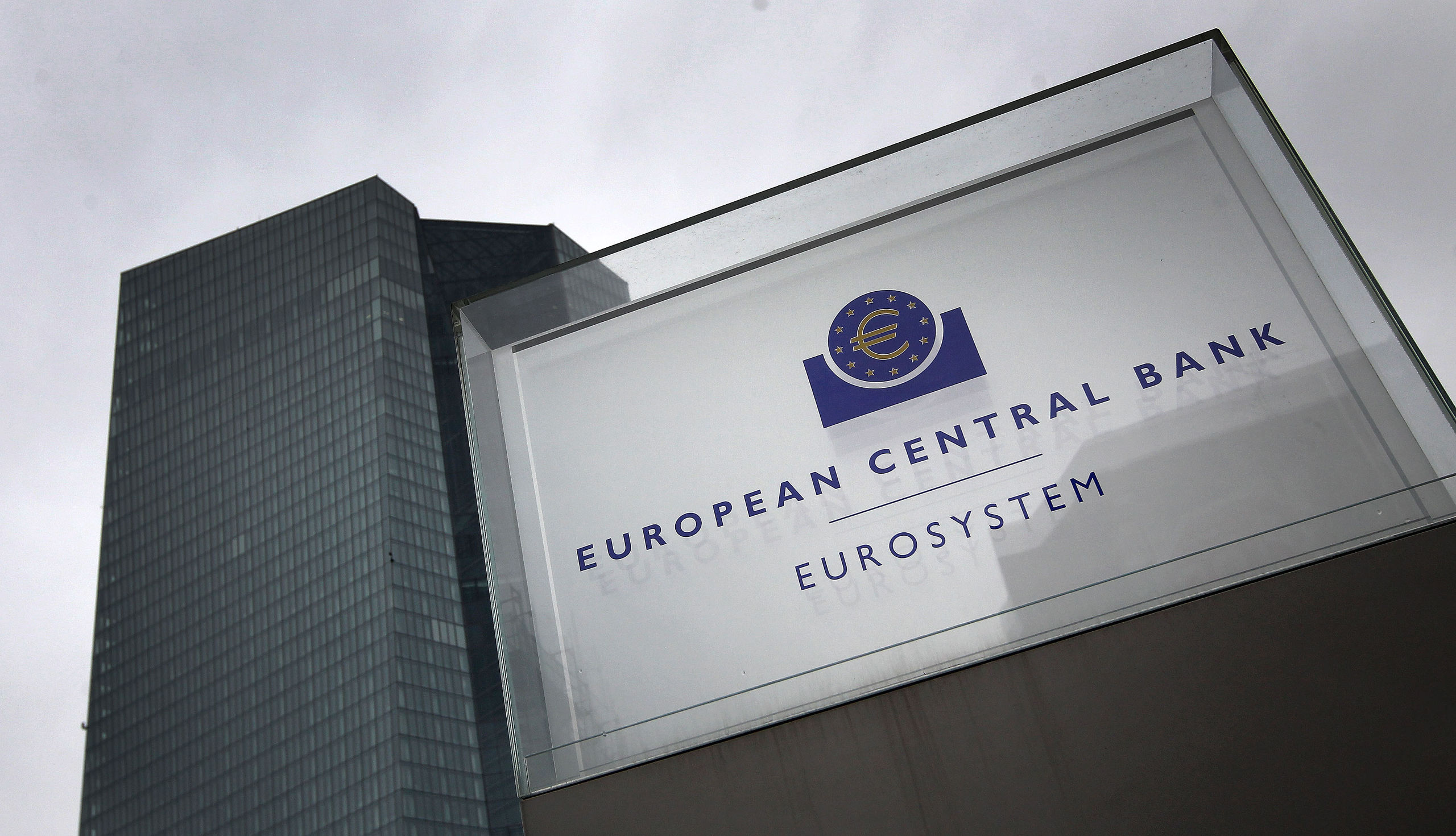 Hoofdkantoor van de Europese Centrale Bank in Frankfurt 