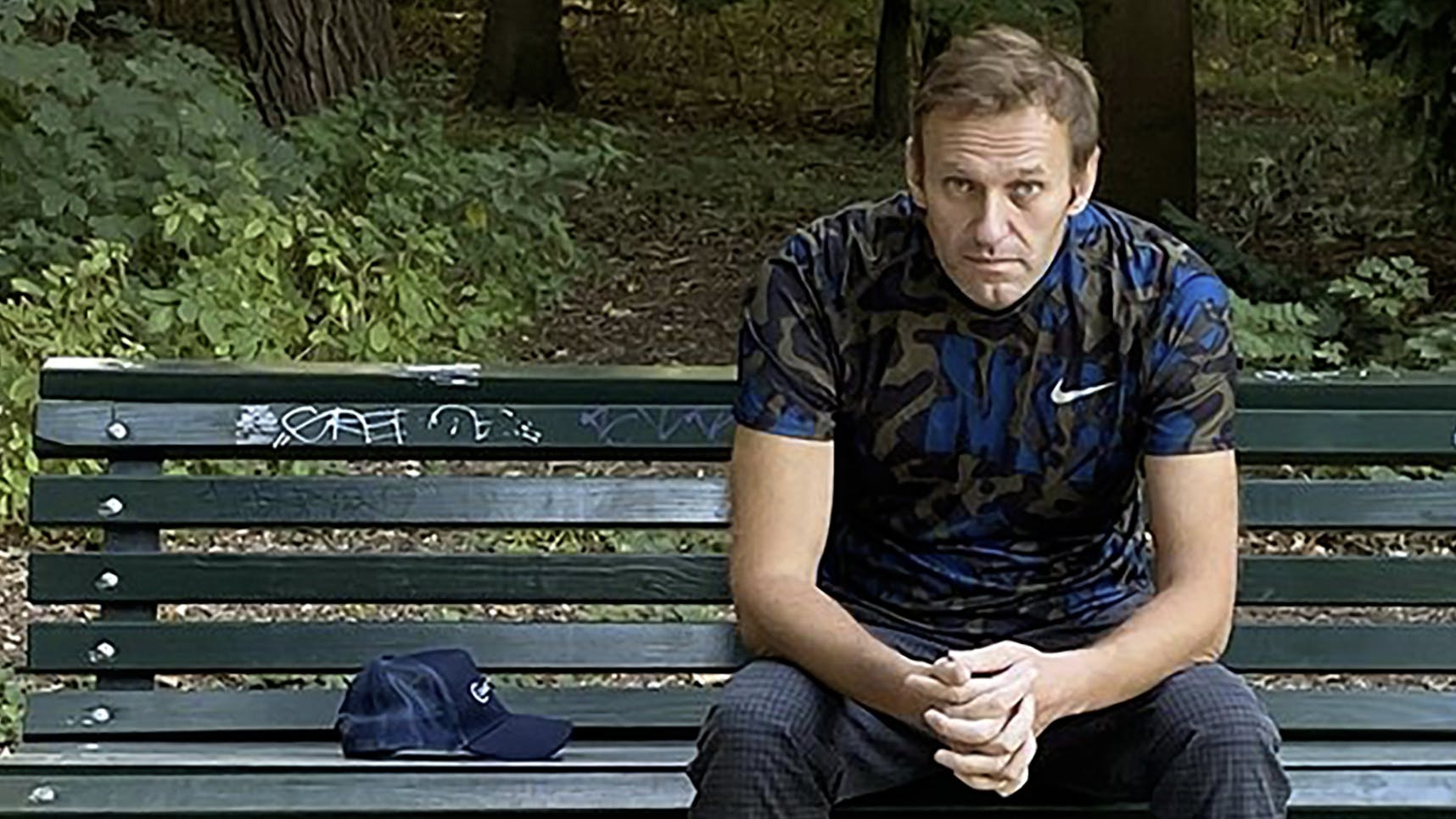 Alexei Navalny op 23 september 2020 in Berlijn