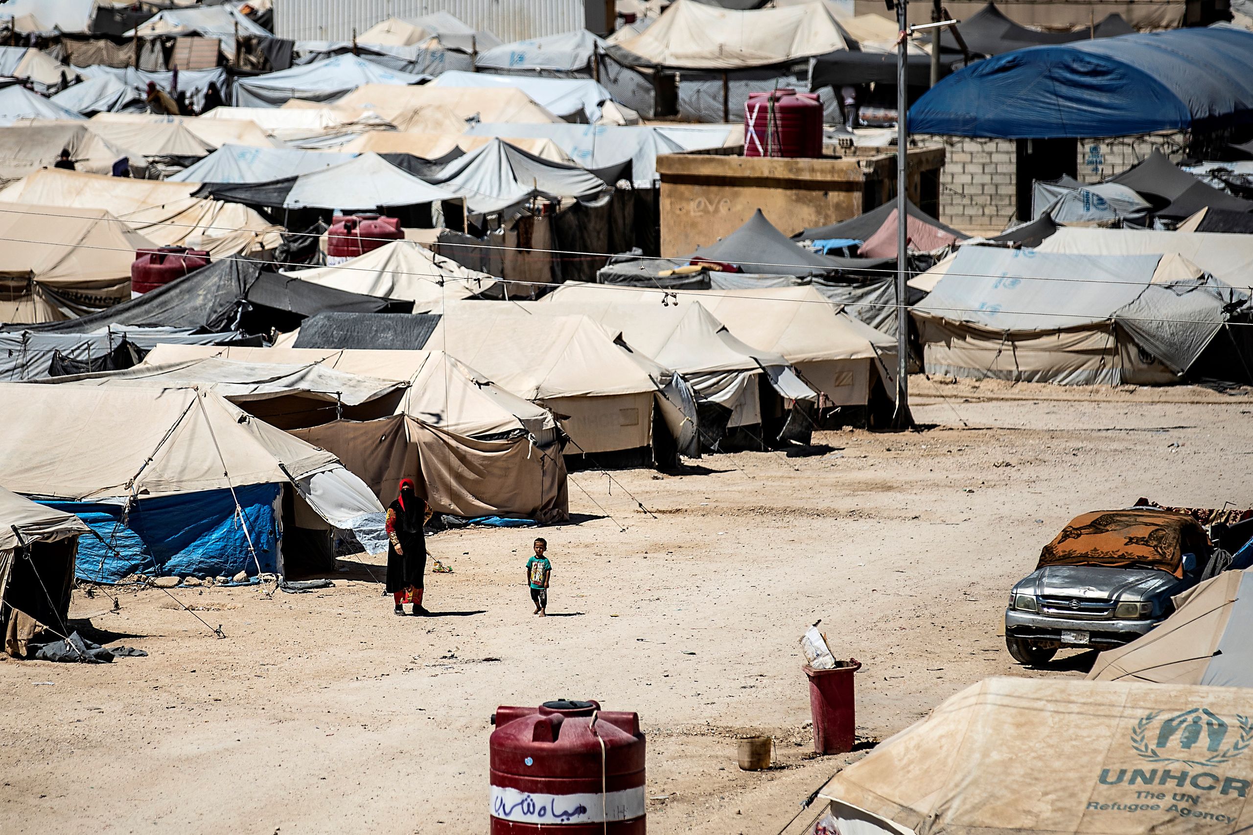 Het kamp Al Hol, waar IS-vrouwen en hun kinderen verblijven samen met vluchtelingen.