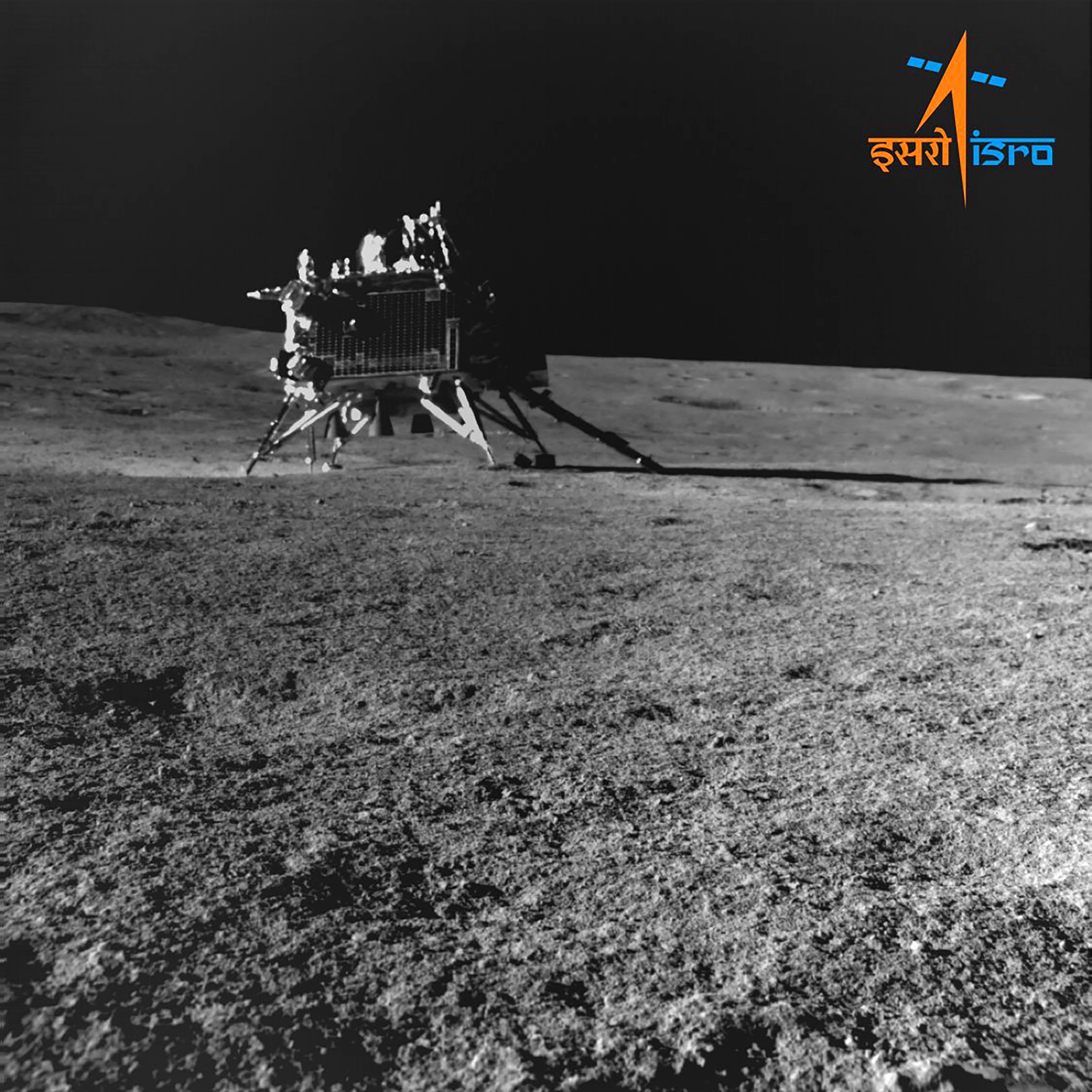 India deactivated its Peregyan lunar module late last night after it completed its two-week testing mission.  This was reported by the country's space agency.  The Chandrayaan-3 spacecraft was the first spacecraft to reach the Moon's southern direction.  (Indian Space Research Organization via AP)