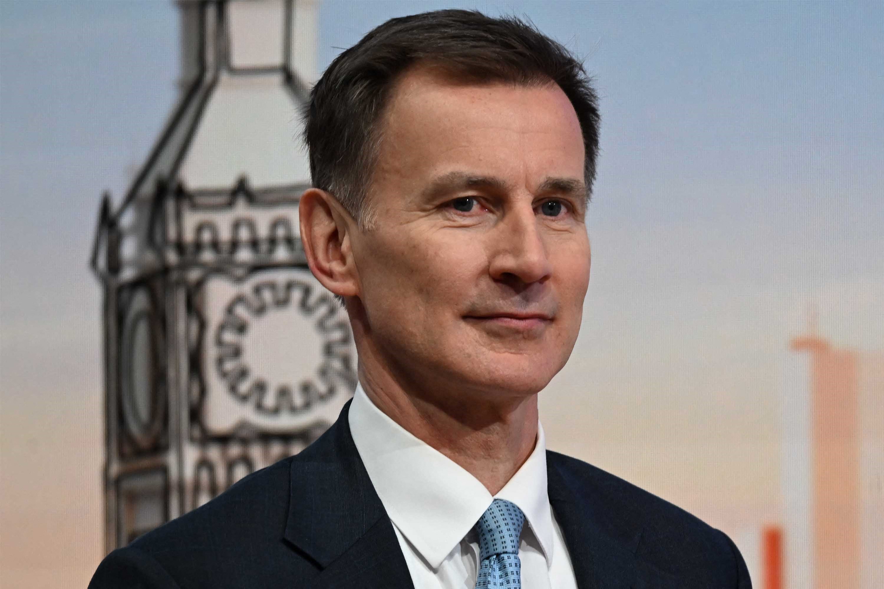 According to British Chancellor of the Exchequer, Jeremy Hunt,... 