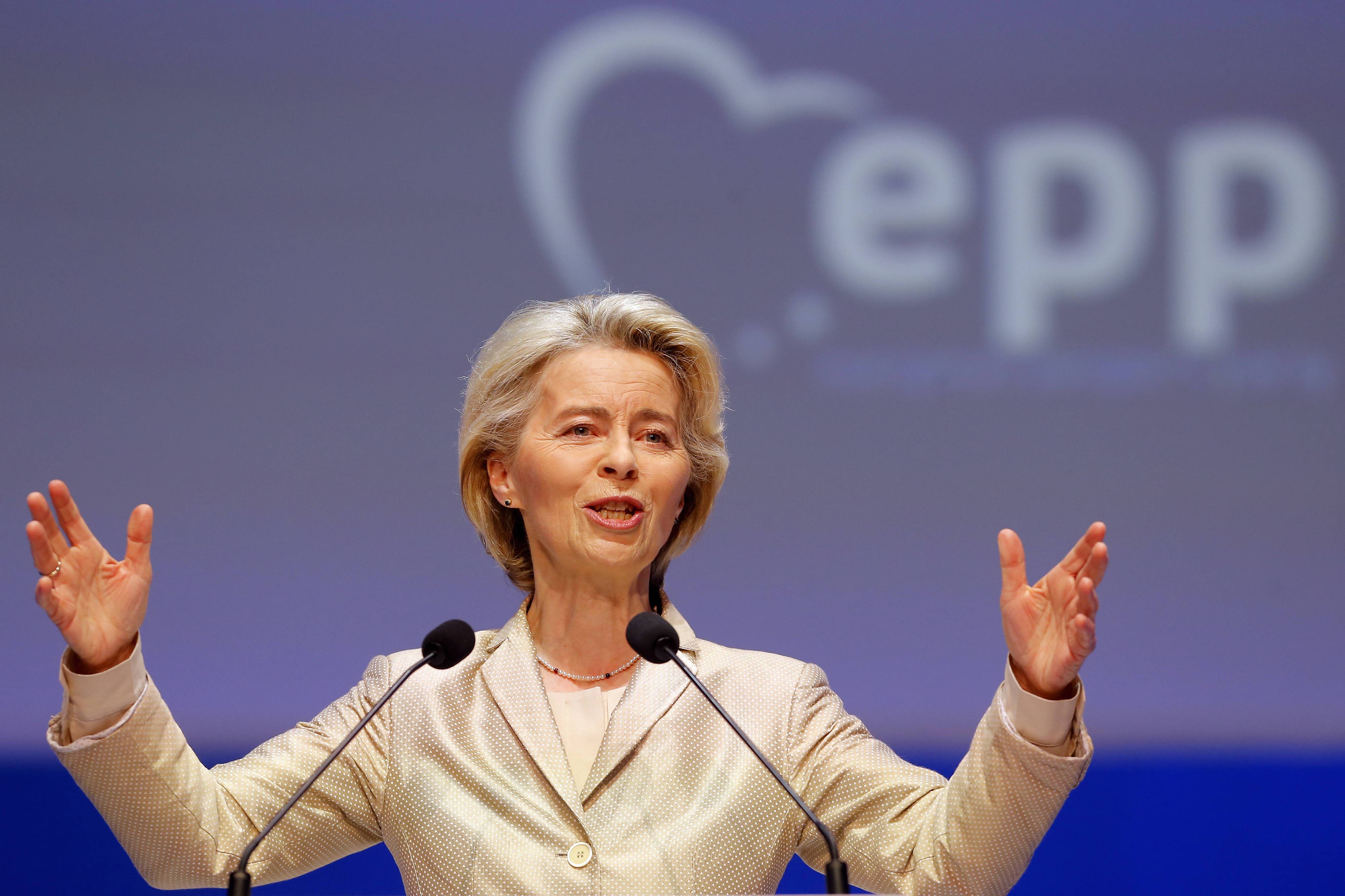 Von Der Leyen Op Noord-Koreaanse Wijze Herkozen Als ‘lijsttrekker ...