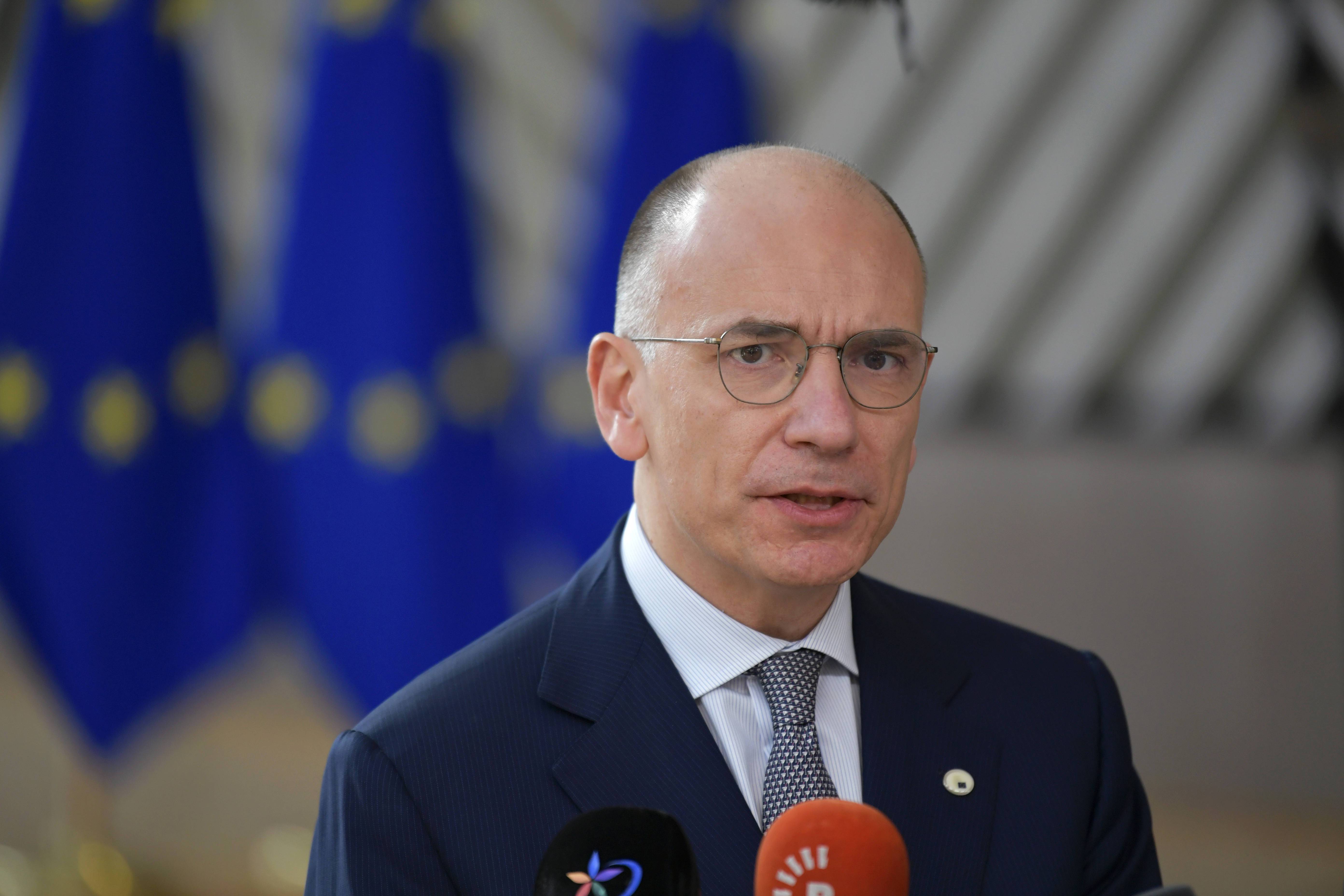 L’ex primo ministro italiano Enrico Letta ha scritto un rapporto con suggerimenti per migliorare l’economia nell’Eurozona.  (Arnaud Andrieu/Sipa Press)