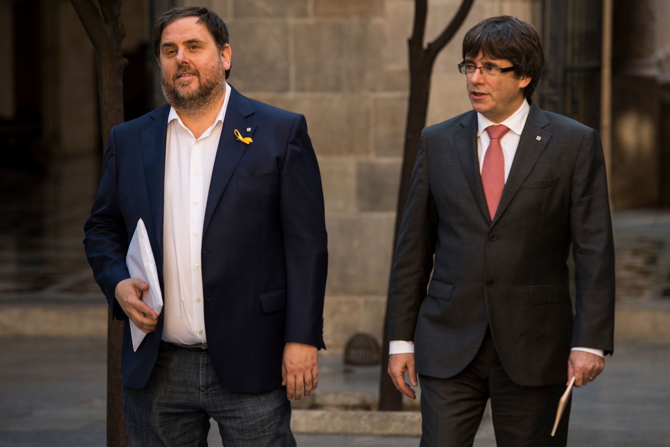 Junqueras en Puigdemont.
