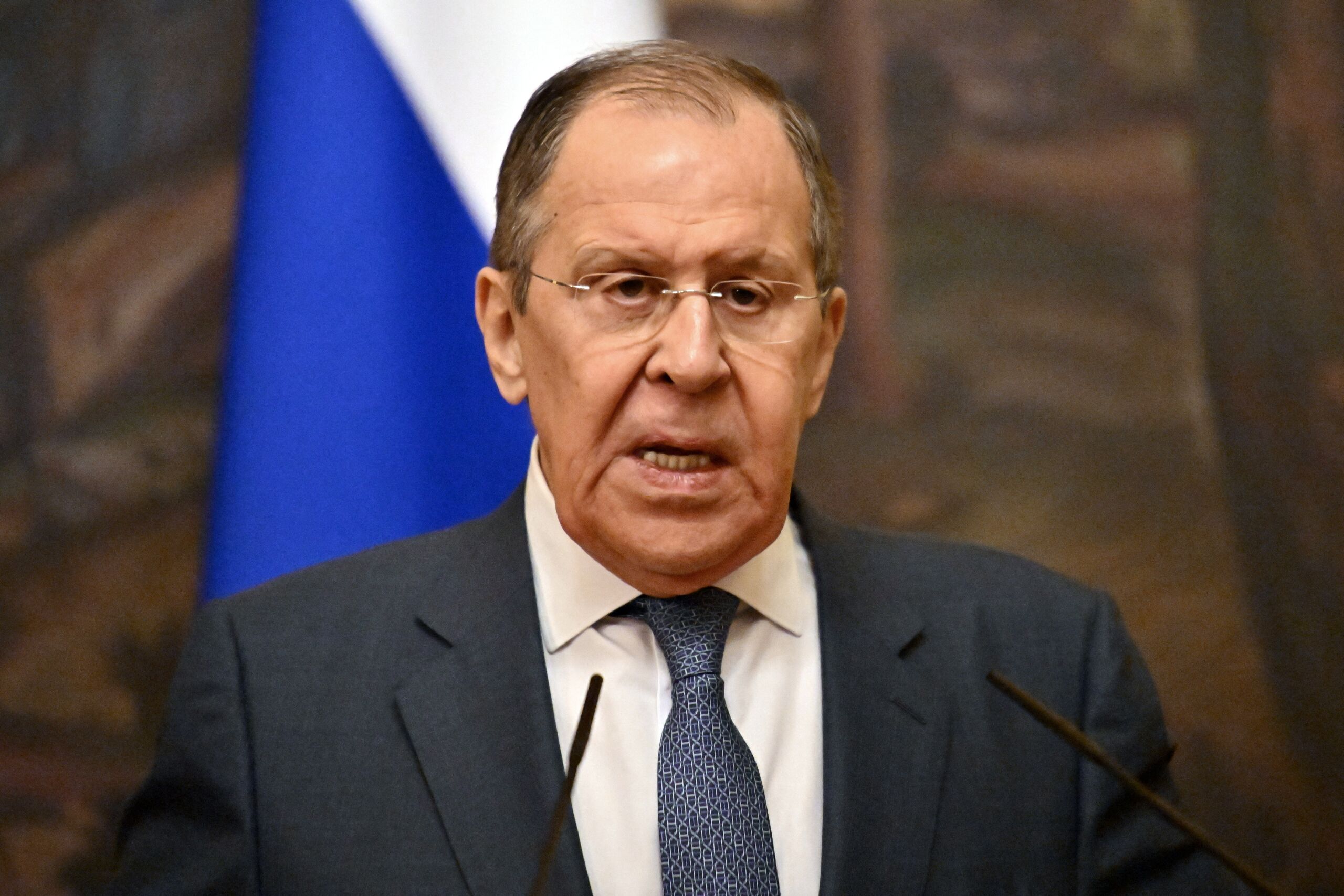 De Russische minister van Buitenlandse Zaken, Sergej Lavrov.