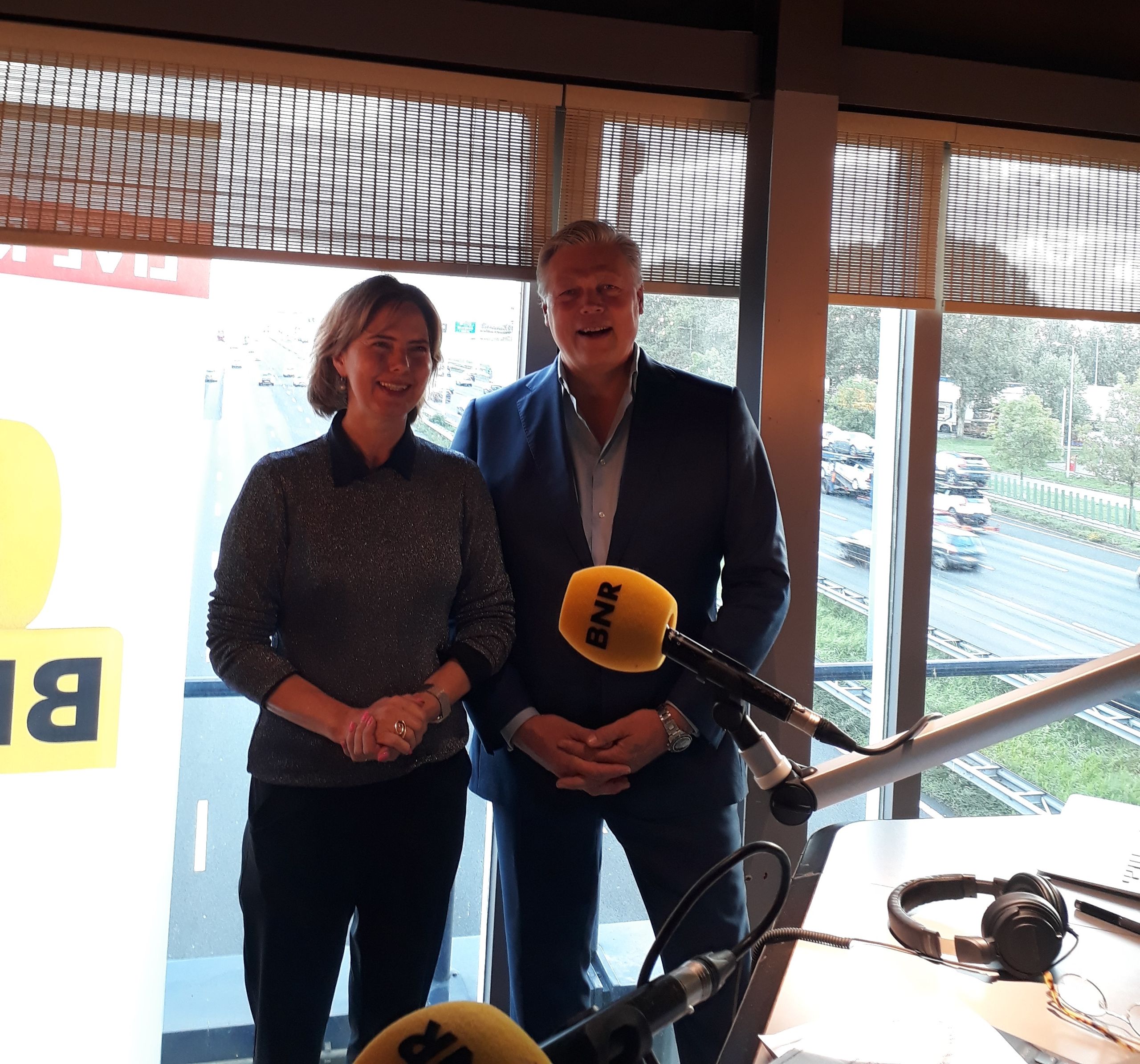 Roelof Hemmen & Cor van Nieuwenhuizen, minister van Infrastructuur en Waterstaat