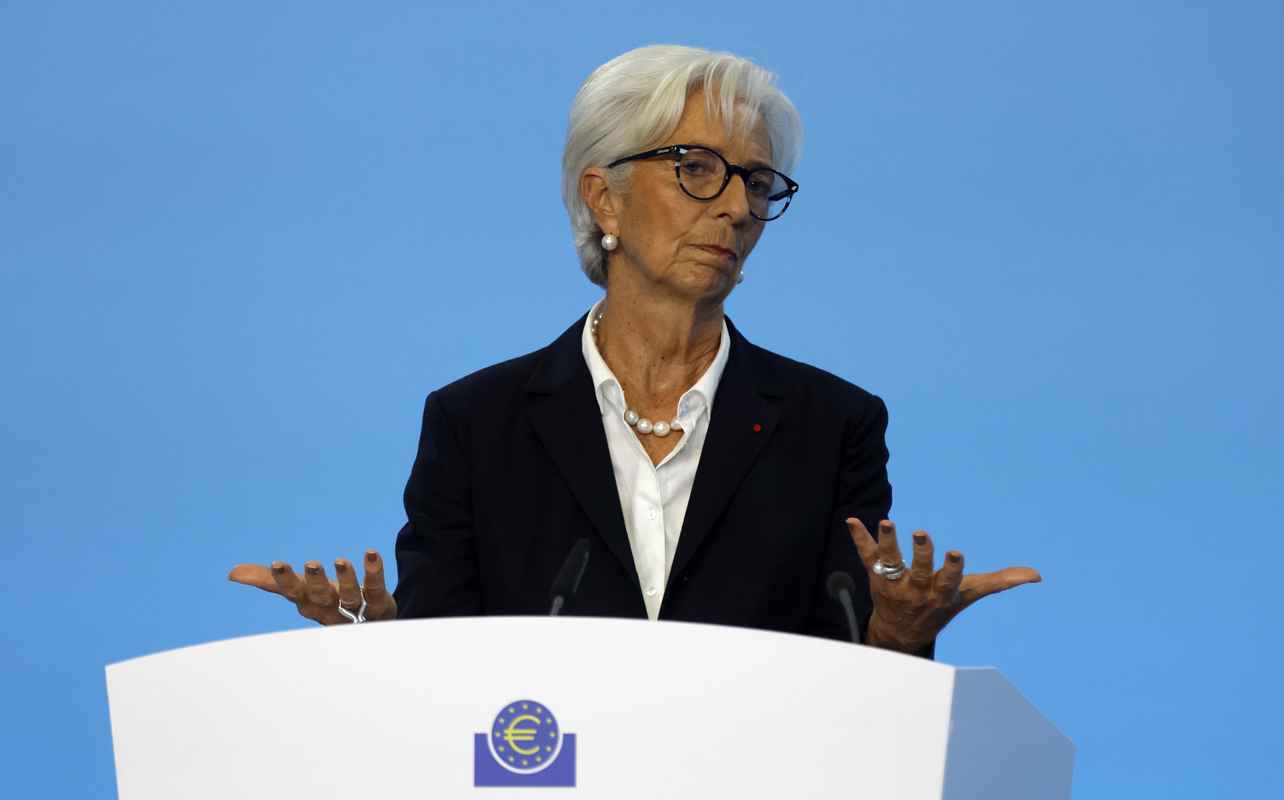 Christine Lagarde, topvrouw van de Europese Centrale Bank.