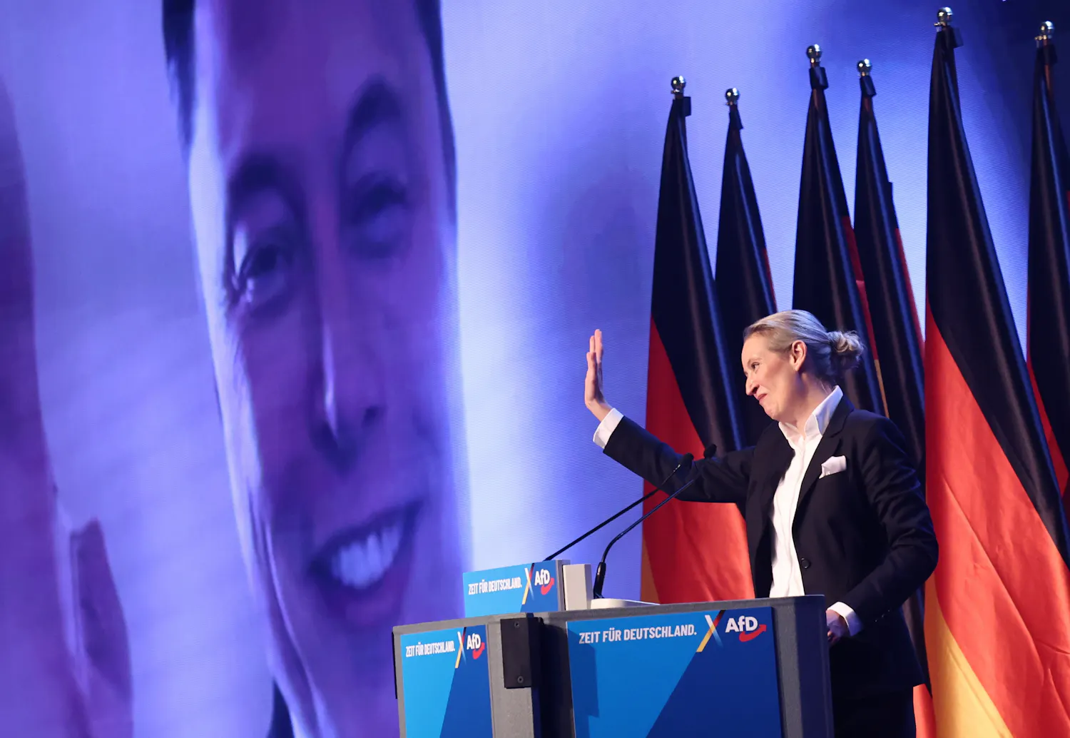Musk spreekt AfD-leden toe bij begin verkiezingscampagne | BNR Nieuwsradio