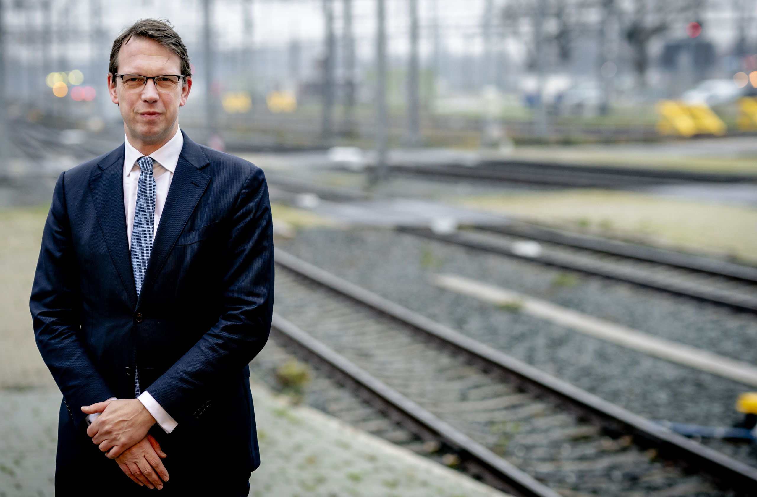 CEO John Voppen van spoorbeheerder ProRail.