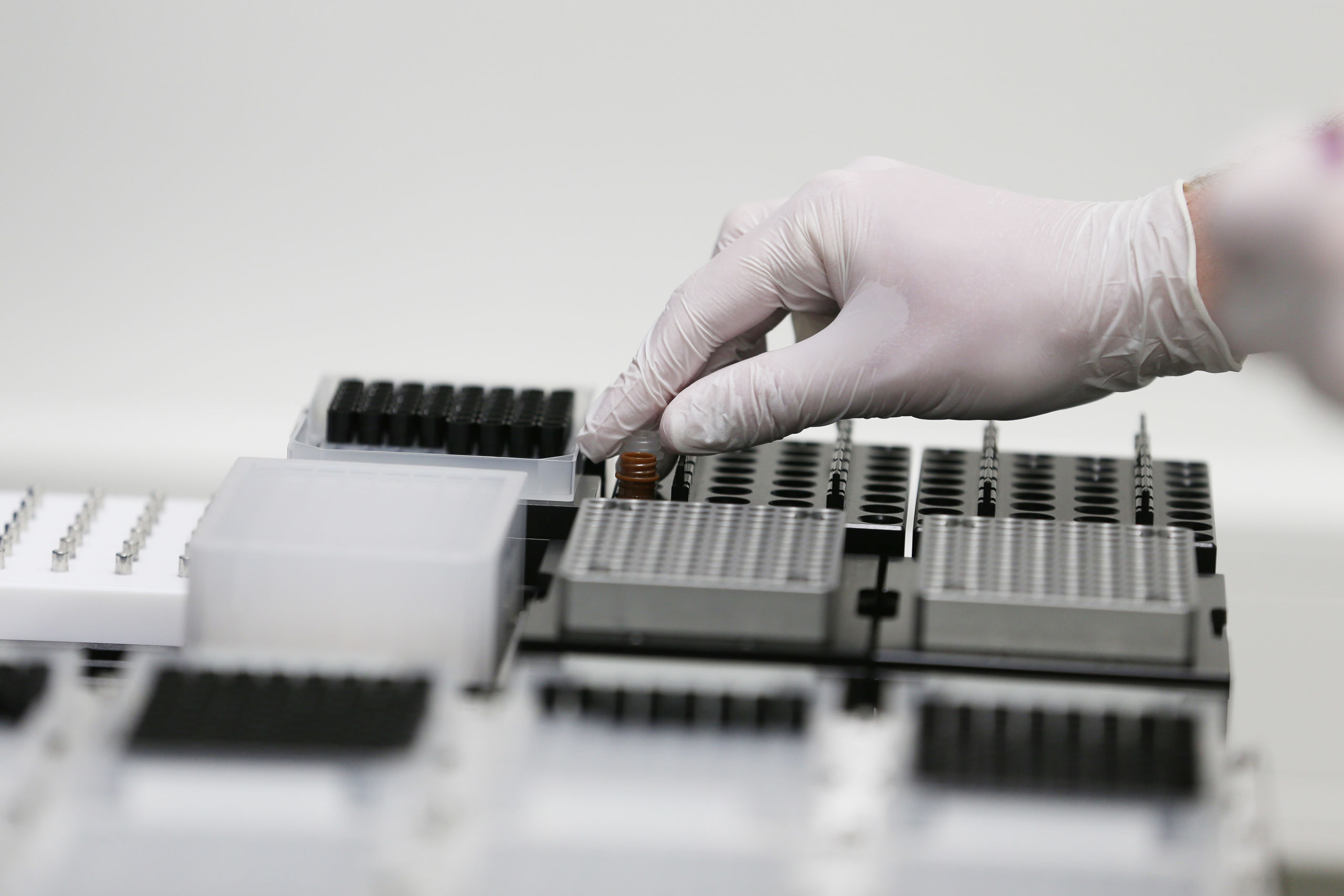 Materiaal om te testen op het coronavirus.