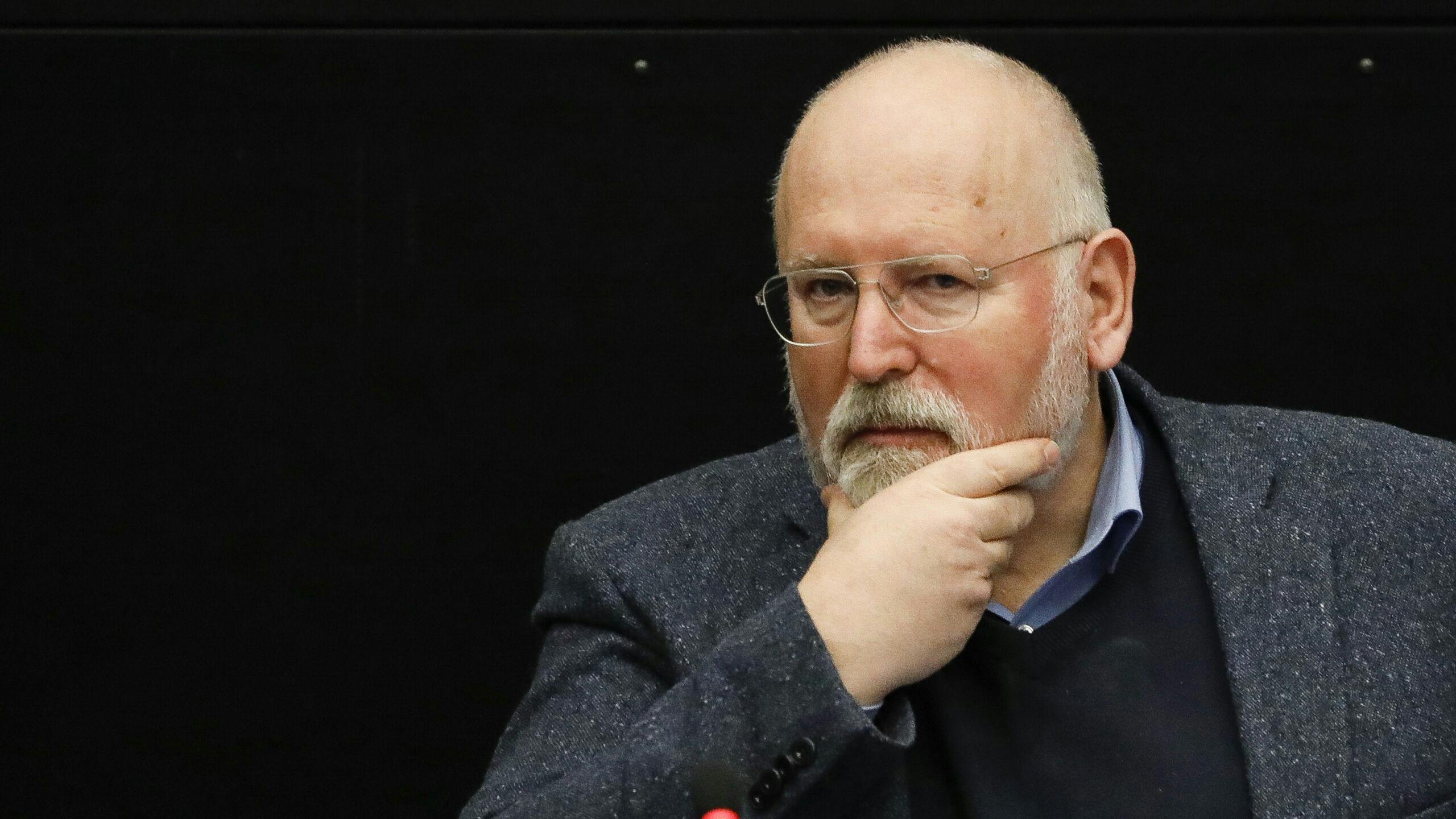 Eurocommissaris Frans Timmermans.