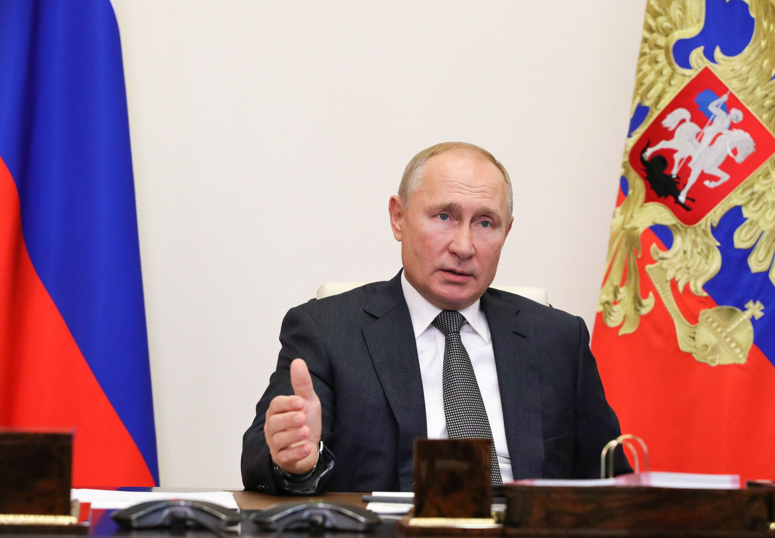 De Russische president Poetin