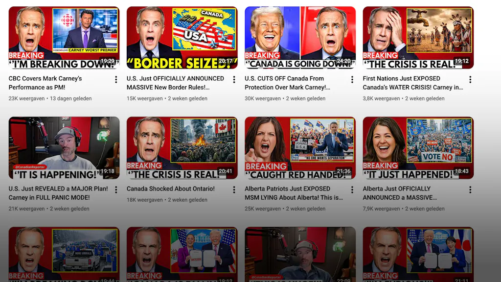 Image for the article: Nederlanders stoken separatisme in Canada op met desinformatie op Youtube: ‘Niet mijn bedoeling’