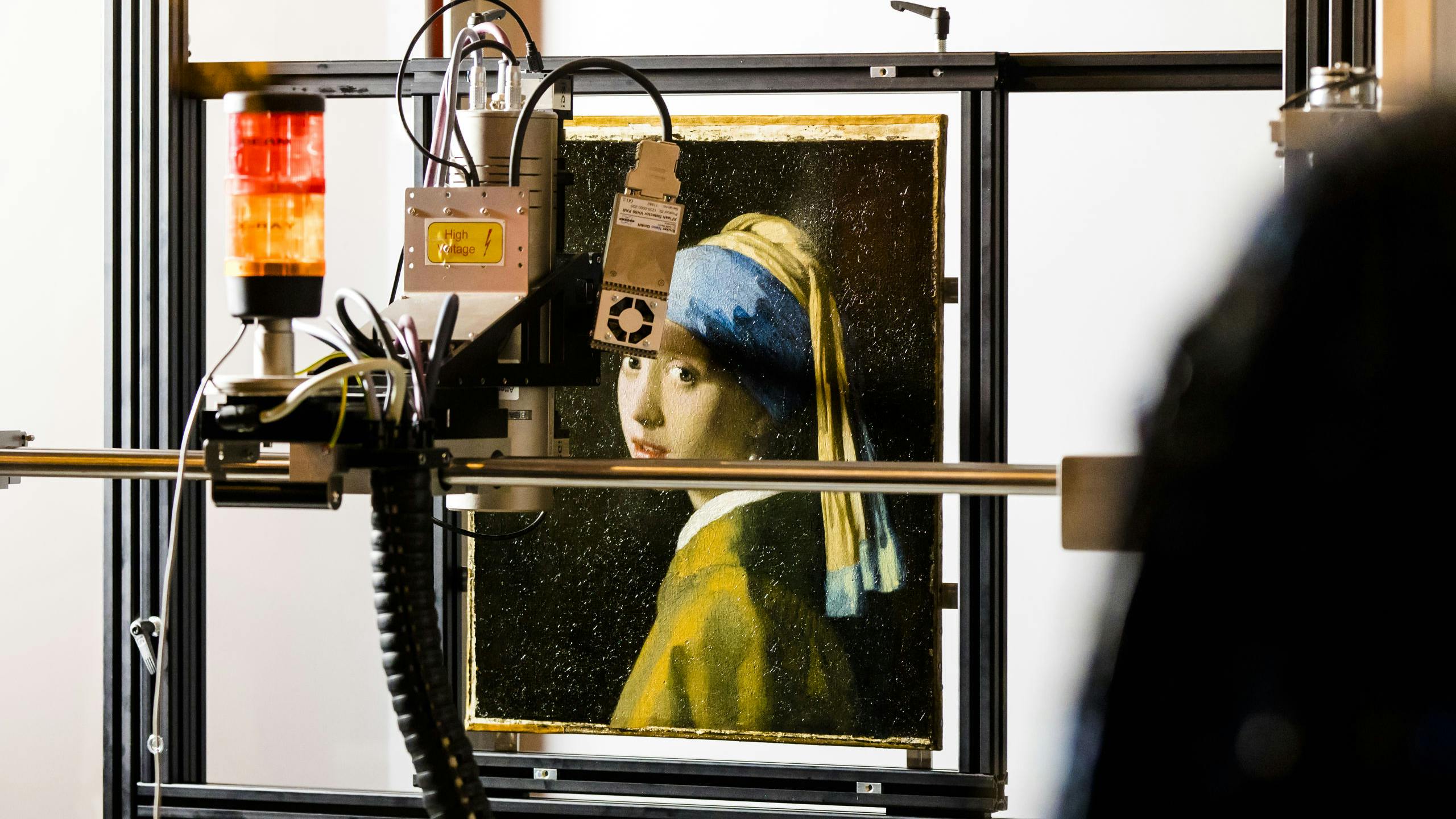 Het schilderij Meisje met de parel van Johannes Vermeer 