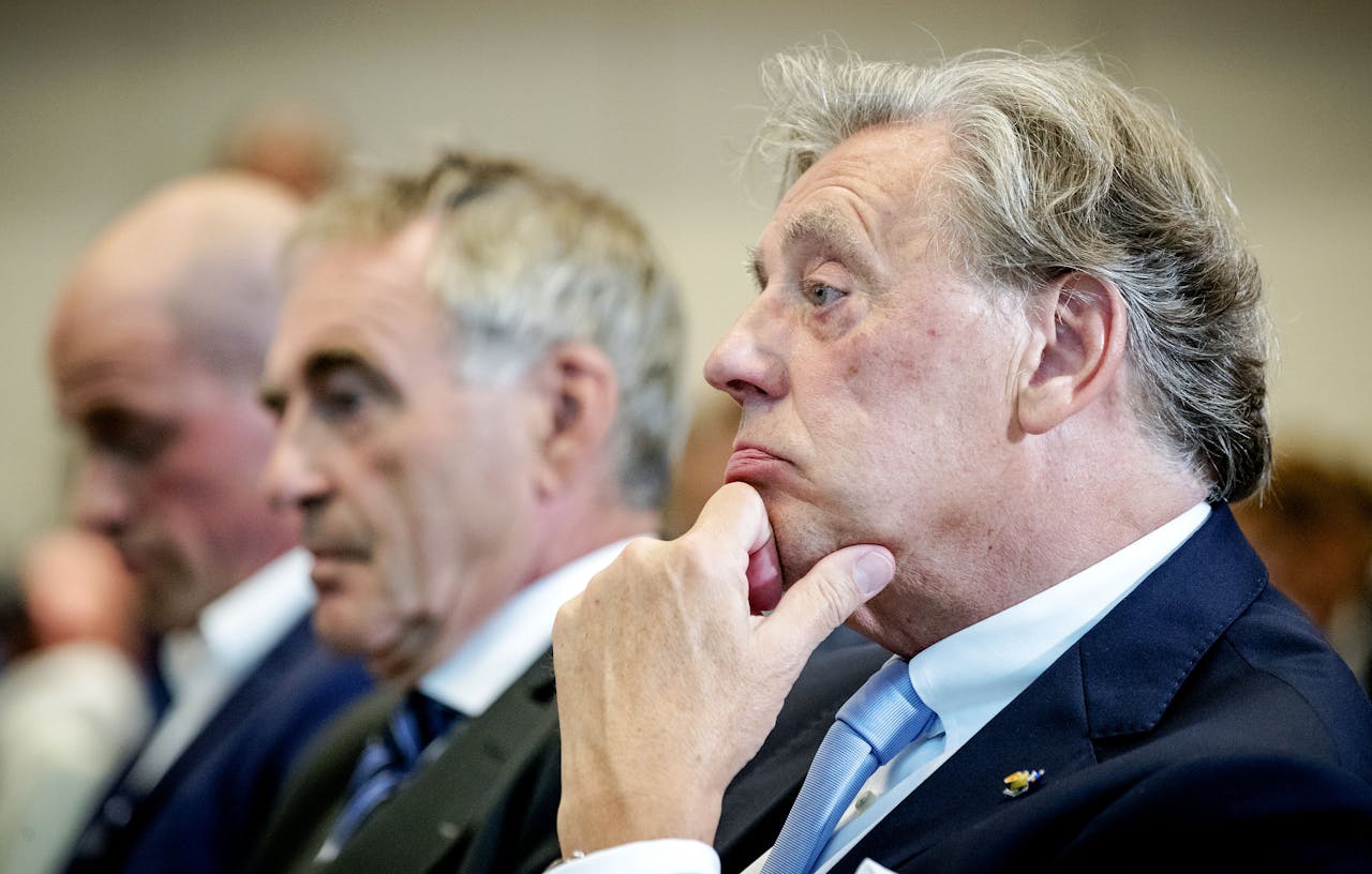 Voorzitter Ed Nijpels afgelopen juli bij de presentatie van de hoofdlijnen van het Klimaatakkoord.
