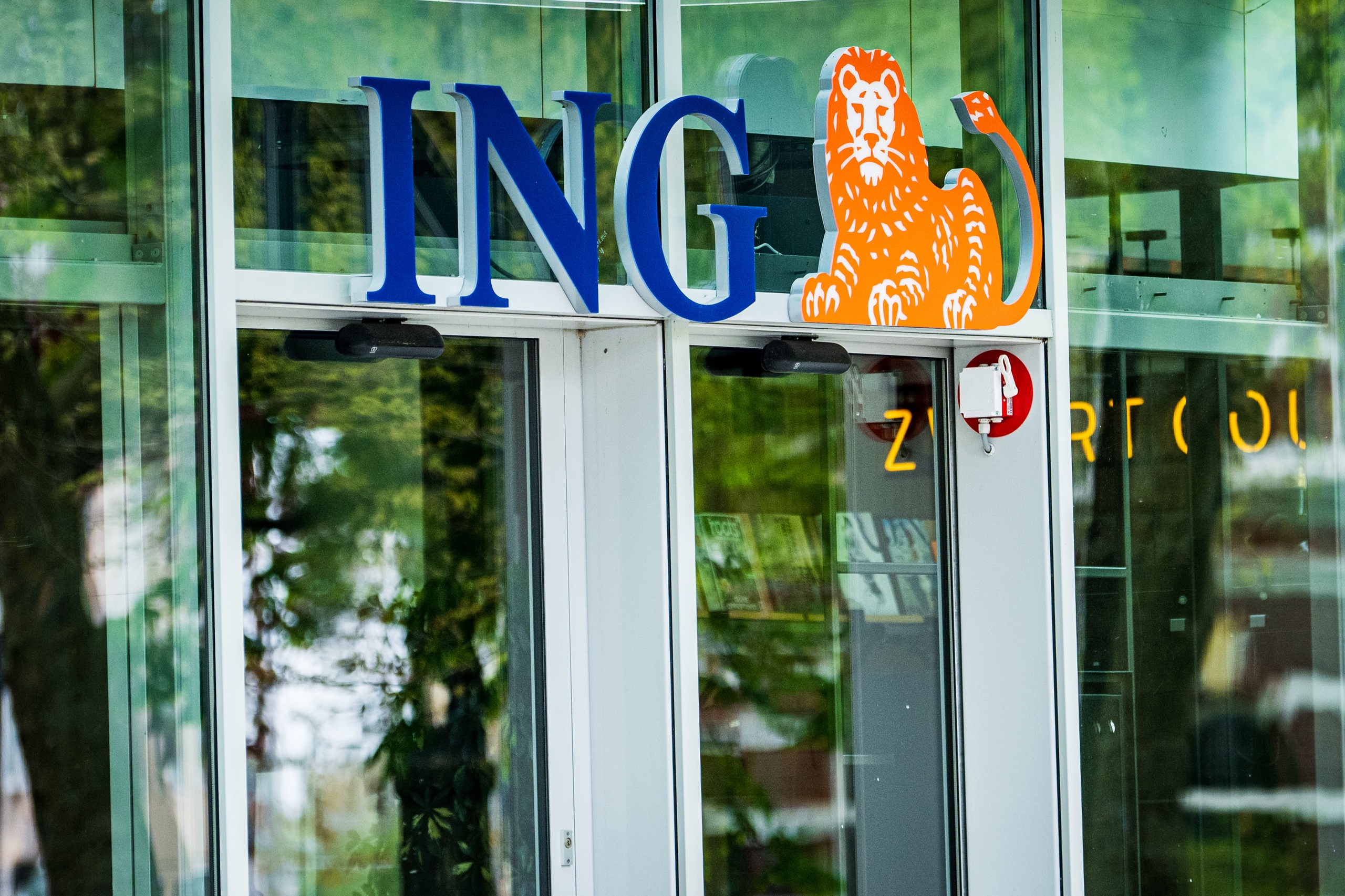 Groningen - Een vestiging van bank ING. ANP / Hollandse Hoogte / Venema Media