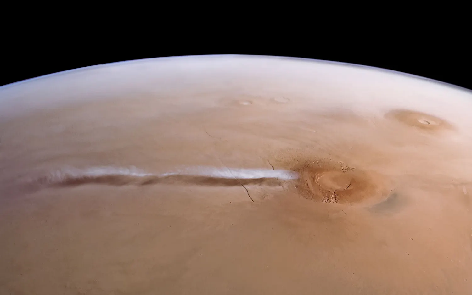 Scientists may have identified the cause of a daily cloud on Mars