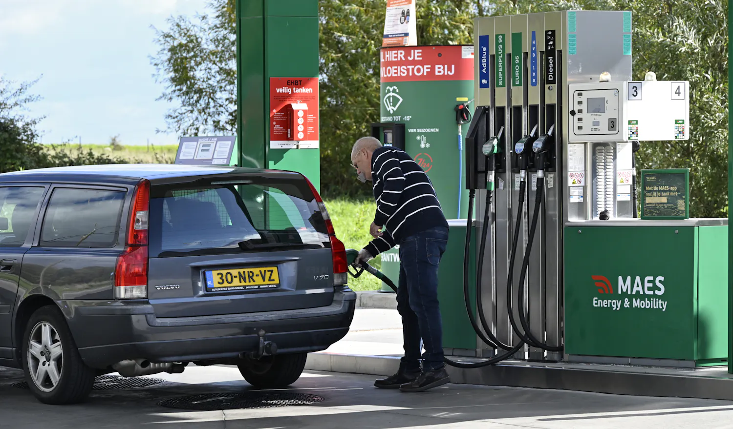 Dutch inflation rose to 3.4% in September, driven mainly by energy prices