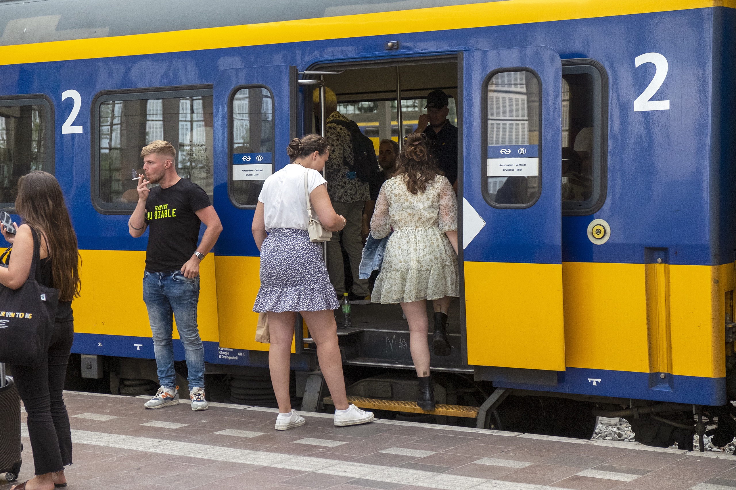De Nederlandse Spoorwegen blijven verlieslatend, blijkt uit de halfjaarcijfers van de vervoerder. 