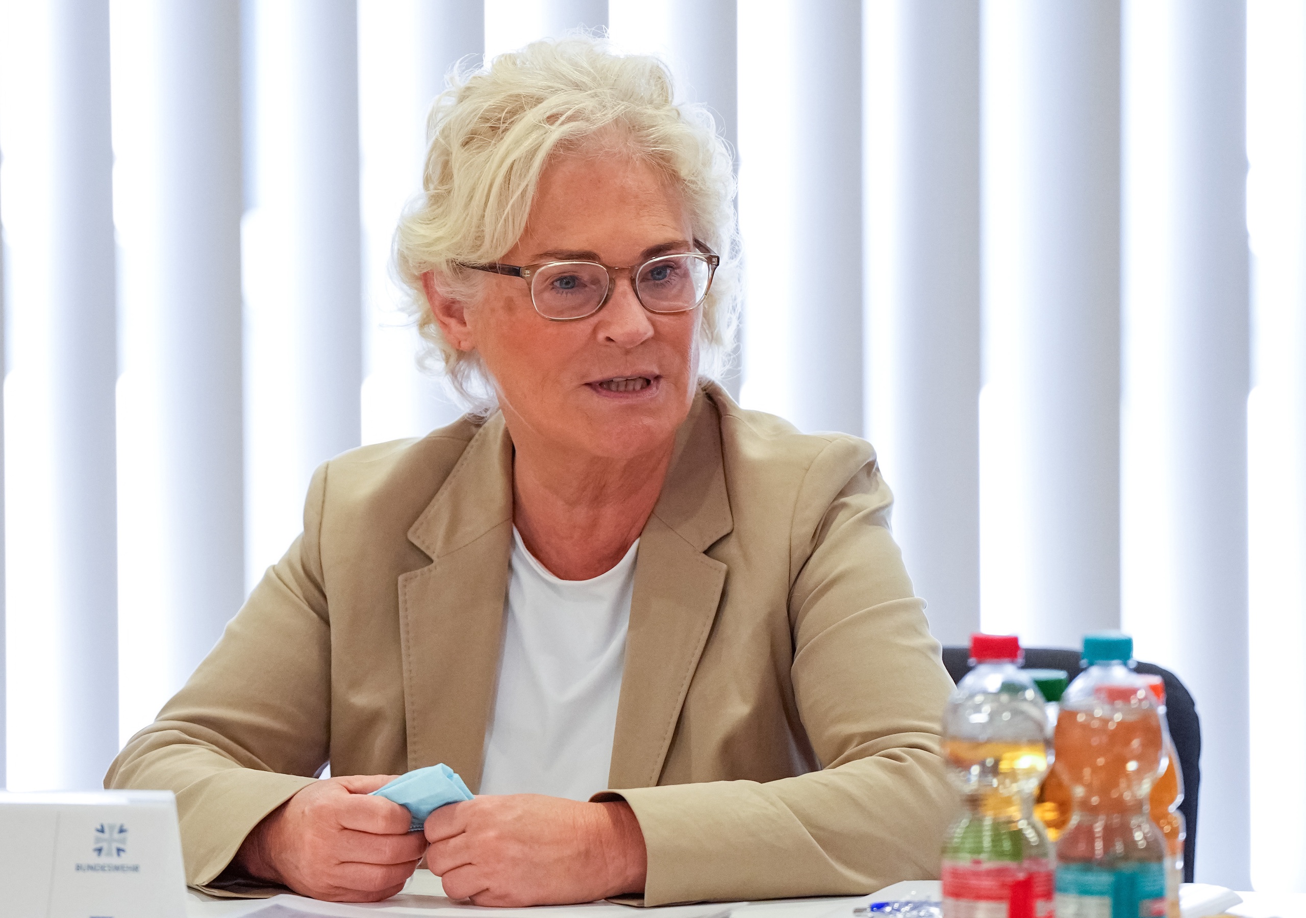 Duitse minister van Defensie Christine Lambrecht 