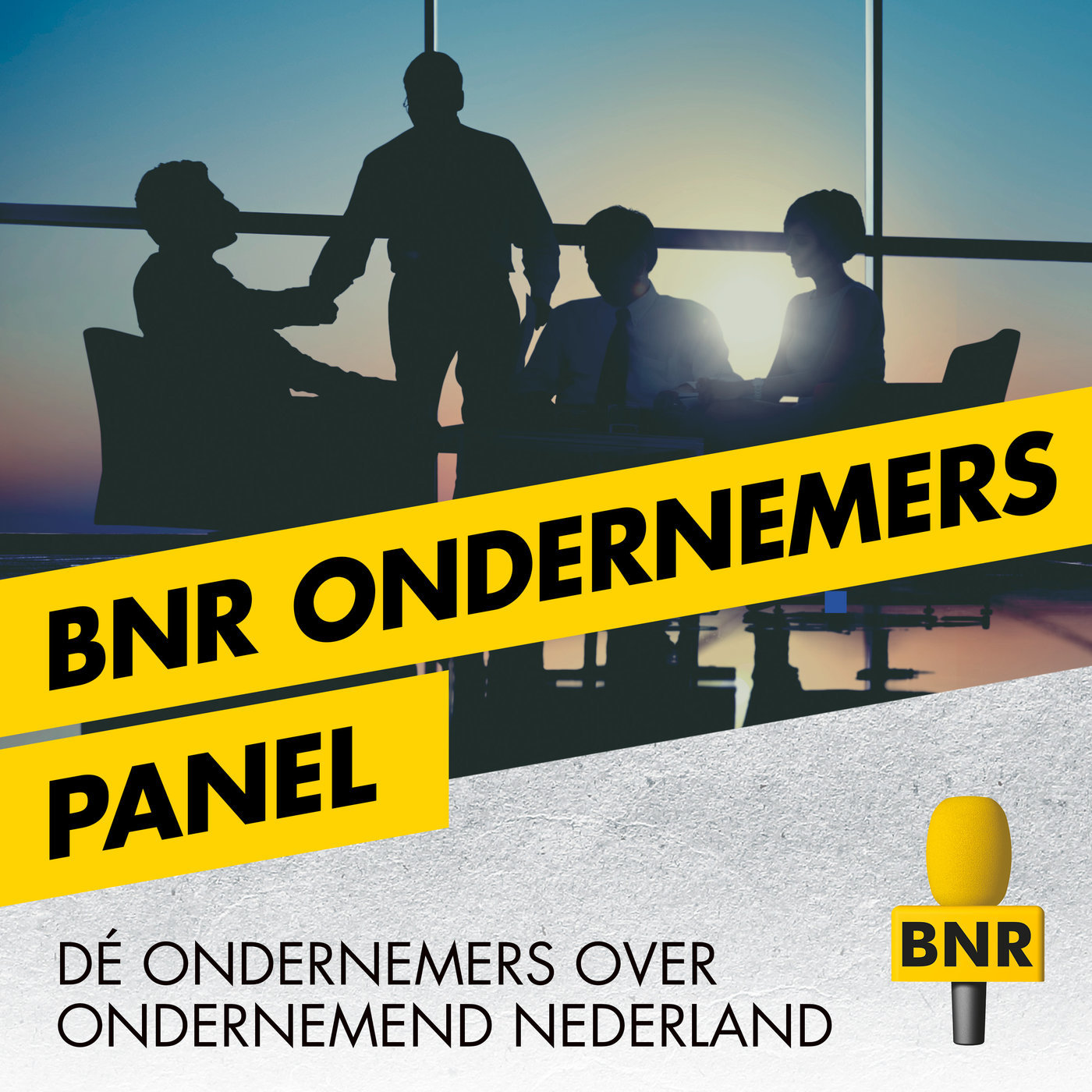 BNR radio vormgeving voor de losse programma’s ondernemerspanel