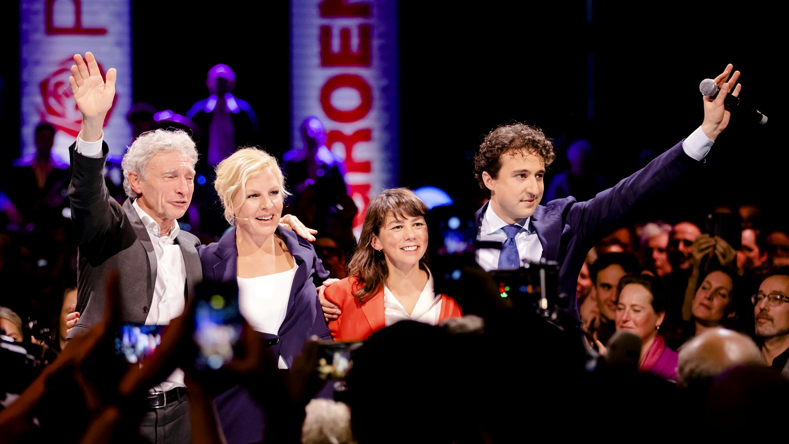 Ook linkse lijsttrekkers Vos en Rosenmöller lid van elkaars partij