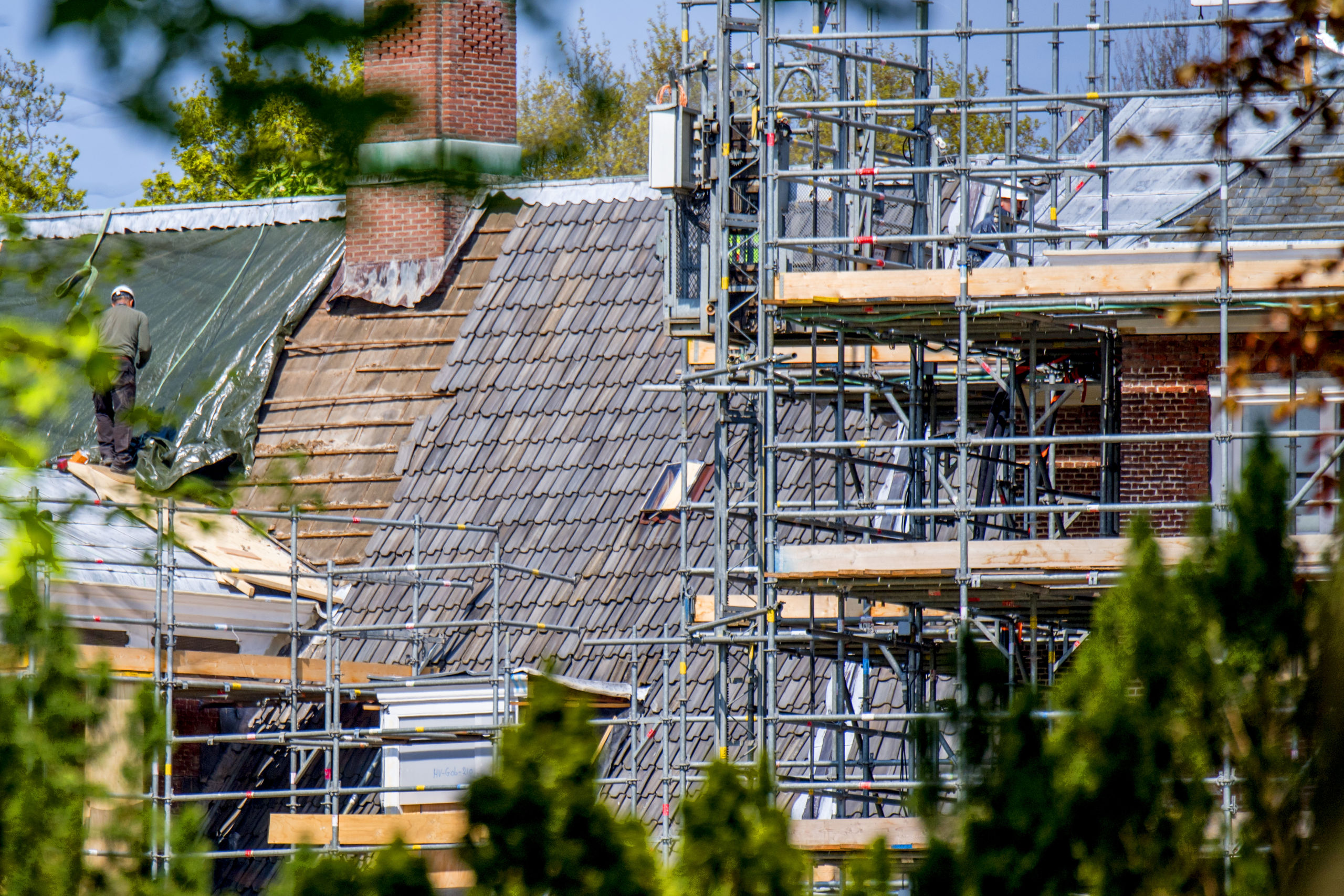 Ook Huis ten Bosch stond jarenlang in de steigers.