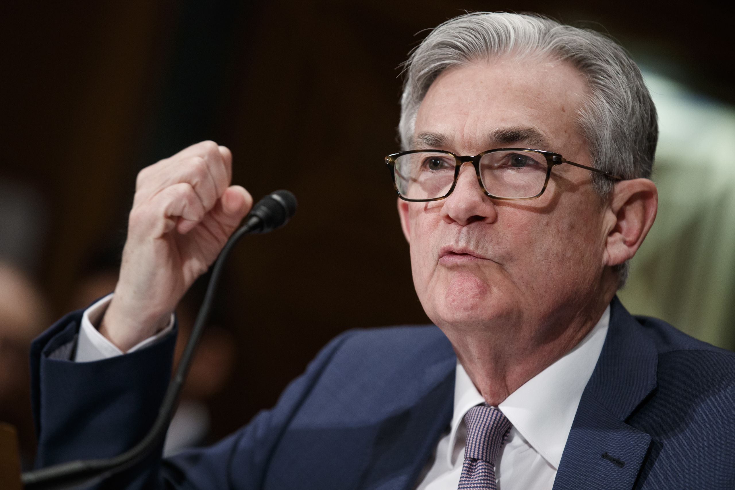 President Jerome Powell van de Amerikaanse Centrale Bank