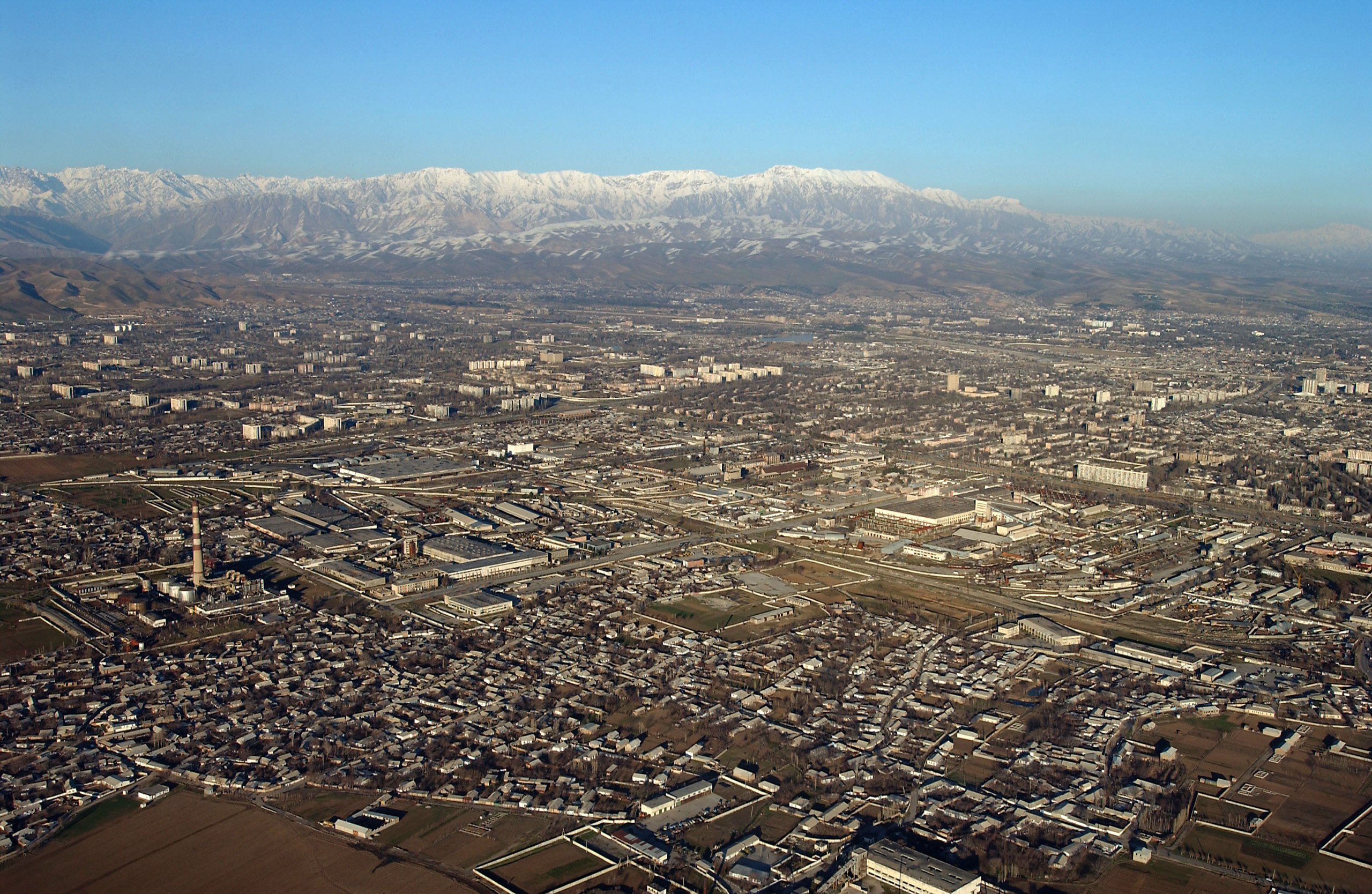 Doesjanbe, de hoofdstad van Tadjikistan.