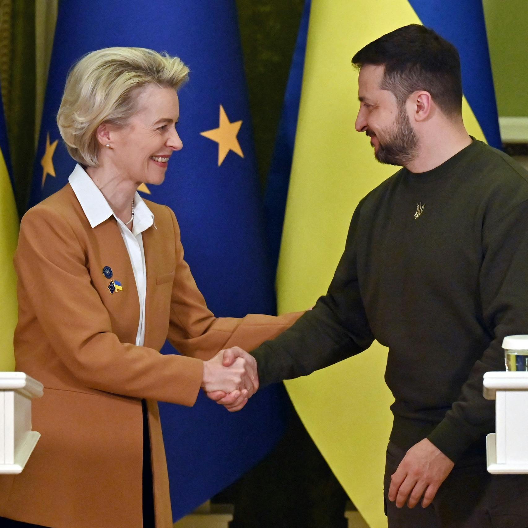 Ongemakkelijke EU-top in Kiev, in oorlogstijd