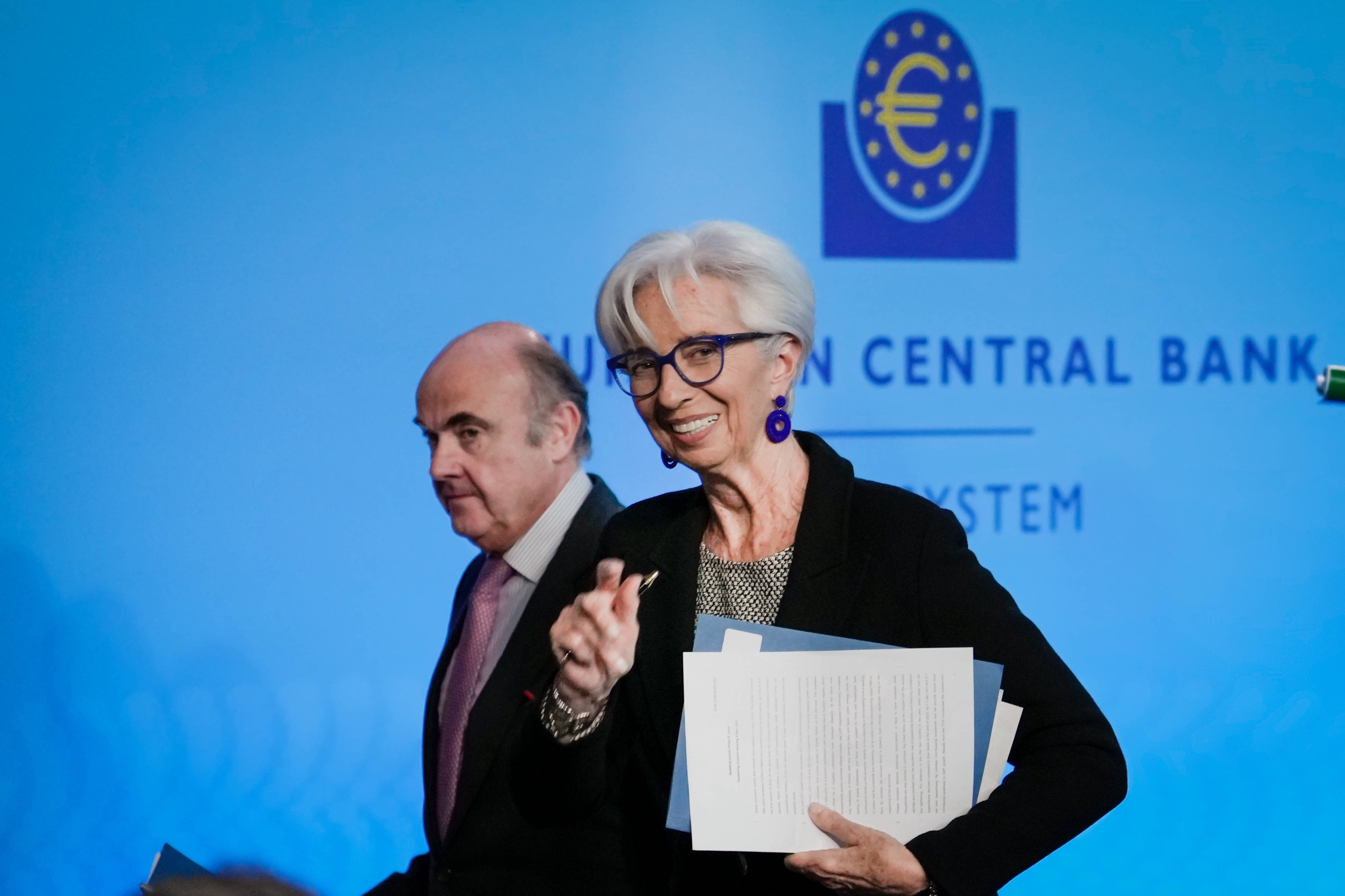 De renteverhogingen zijn volgens president Christine Lagarde van de ECB nog altijd nodig om de hoge inflatie de kop in te drukken. 