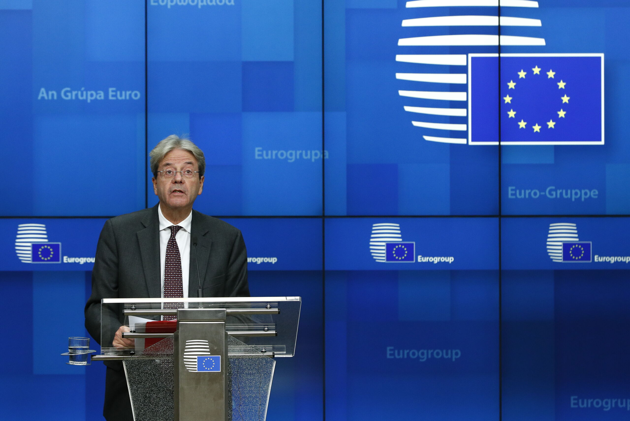 Eurocommissaris voor Economie Paolo Gentiloni AFP
