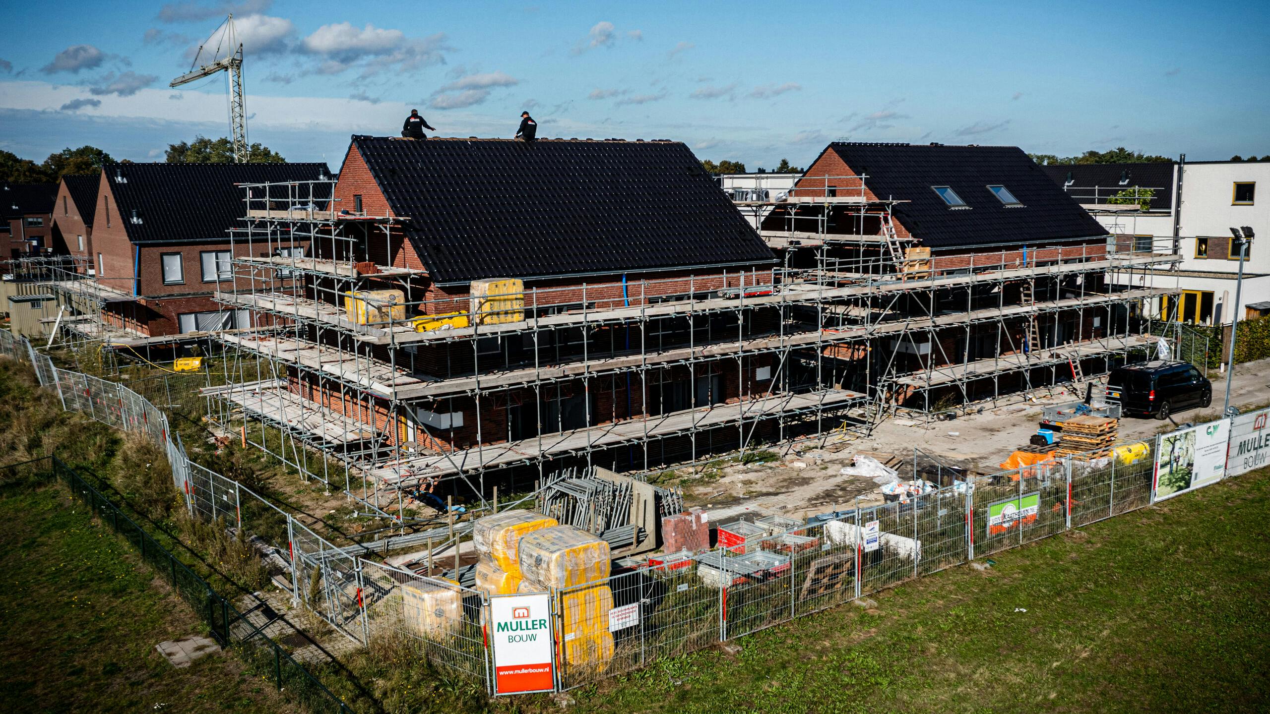 Nieuwbouwwijk Heiakkers in aanbouw in Helmond