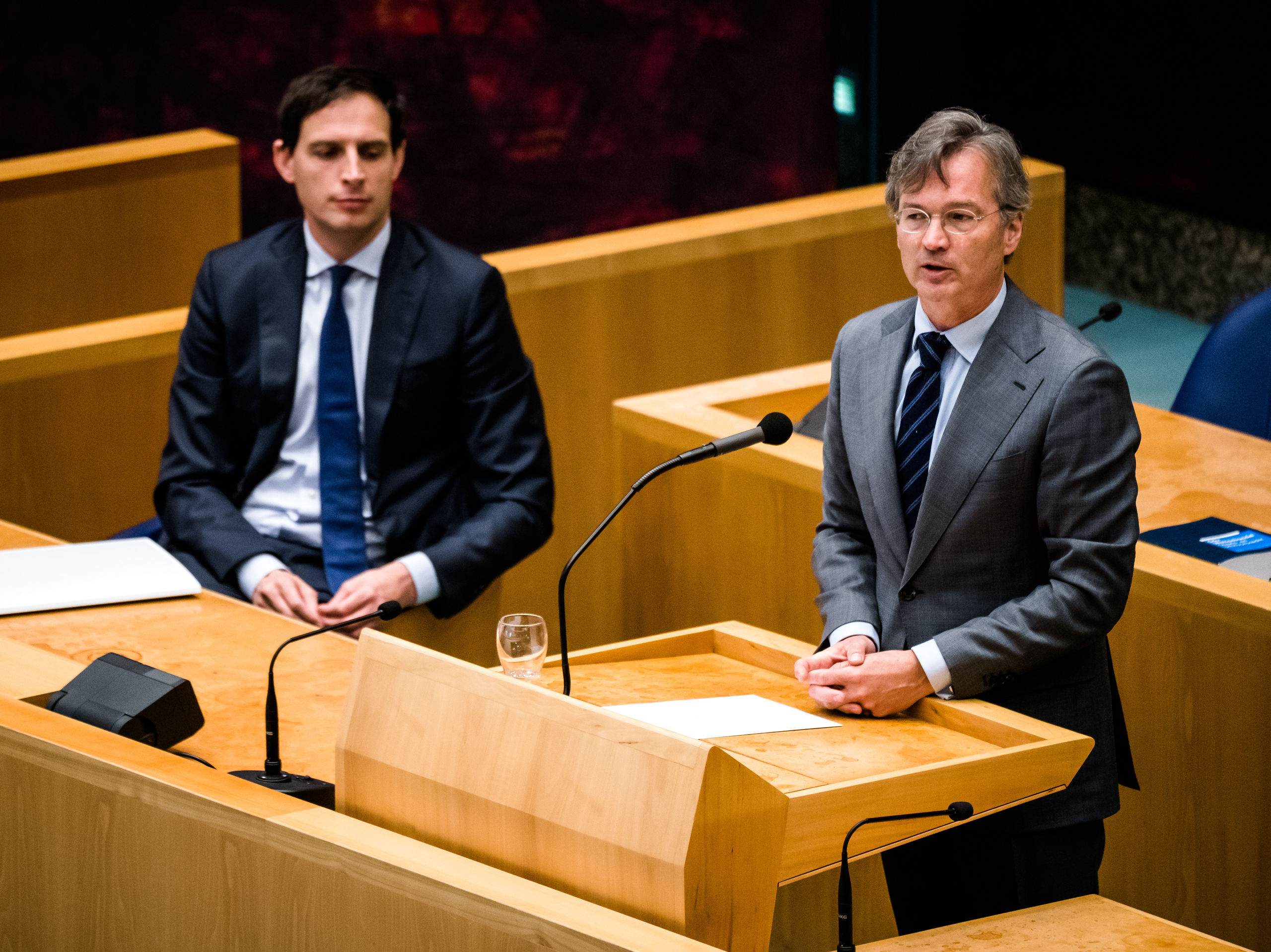 Wopke Hoekstra en Arno Visser