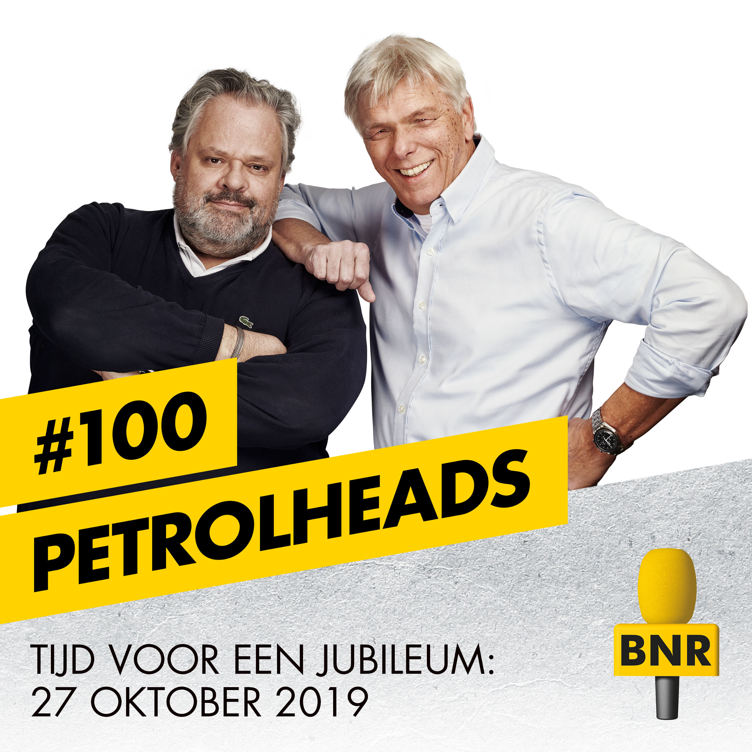 Zondag 27 oktober, de 100ste aflevering van de podcast BNR Petrolheads.