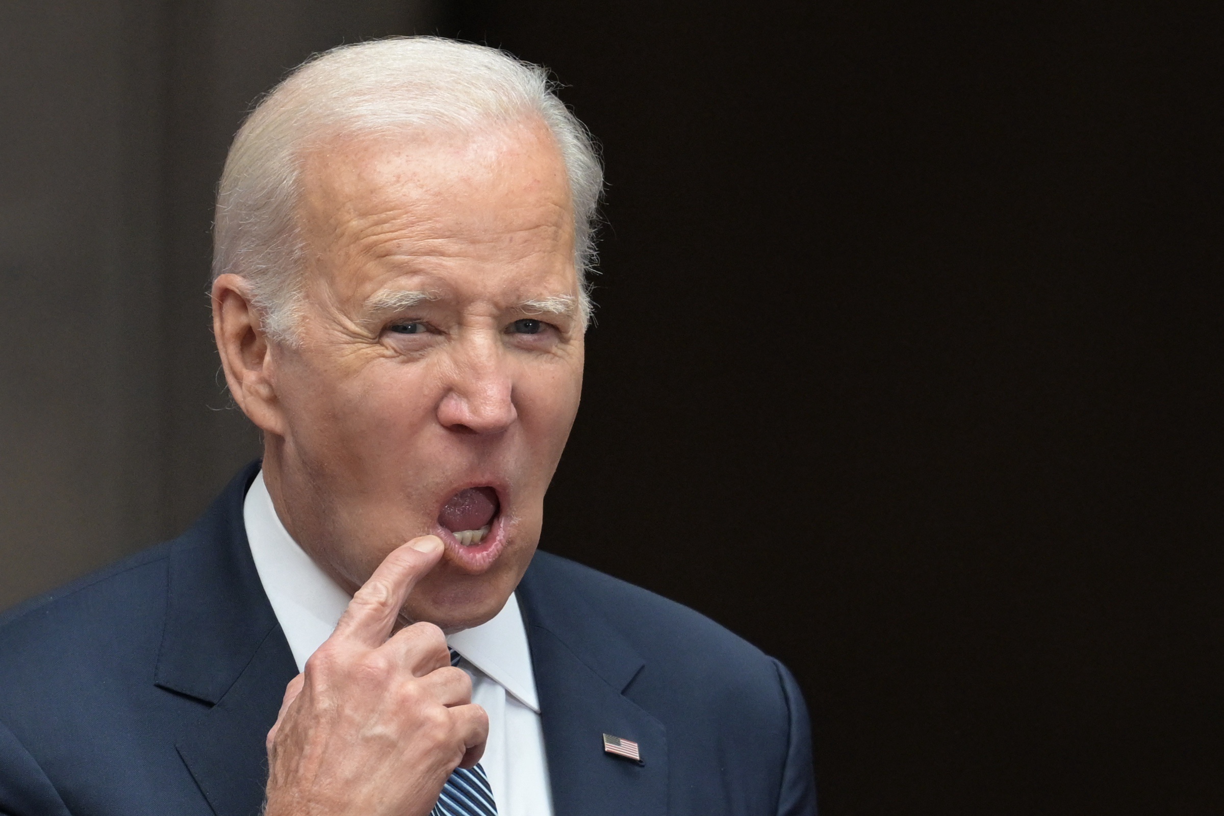 US President Joe Biden is on a state visit to Mexico, reporters questioned, but declined to comment.  