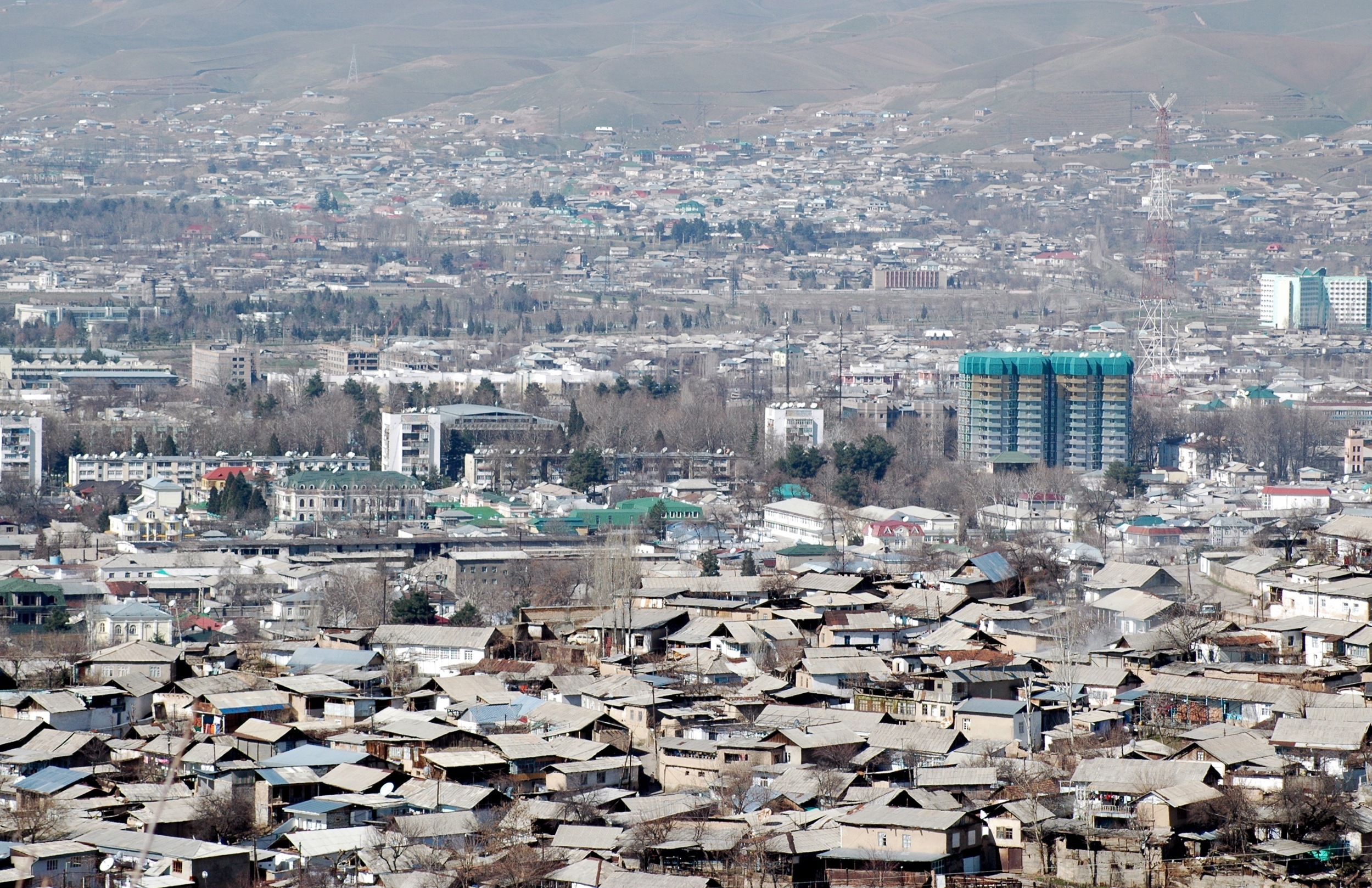 Doesjanbe, de hoofdstad van Tadzjikistan.