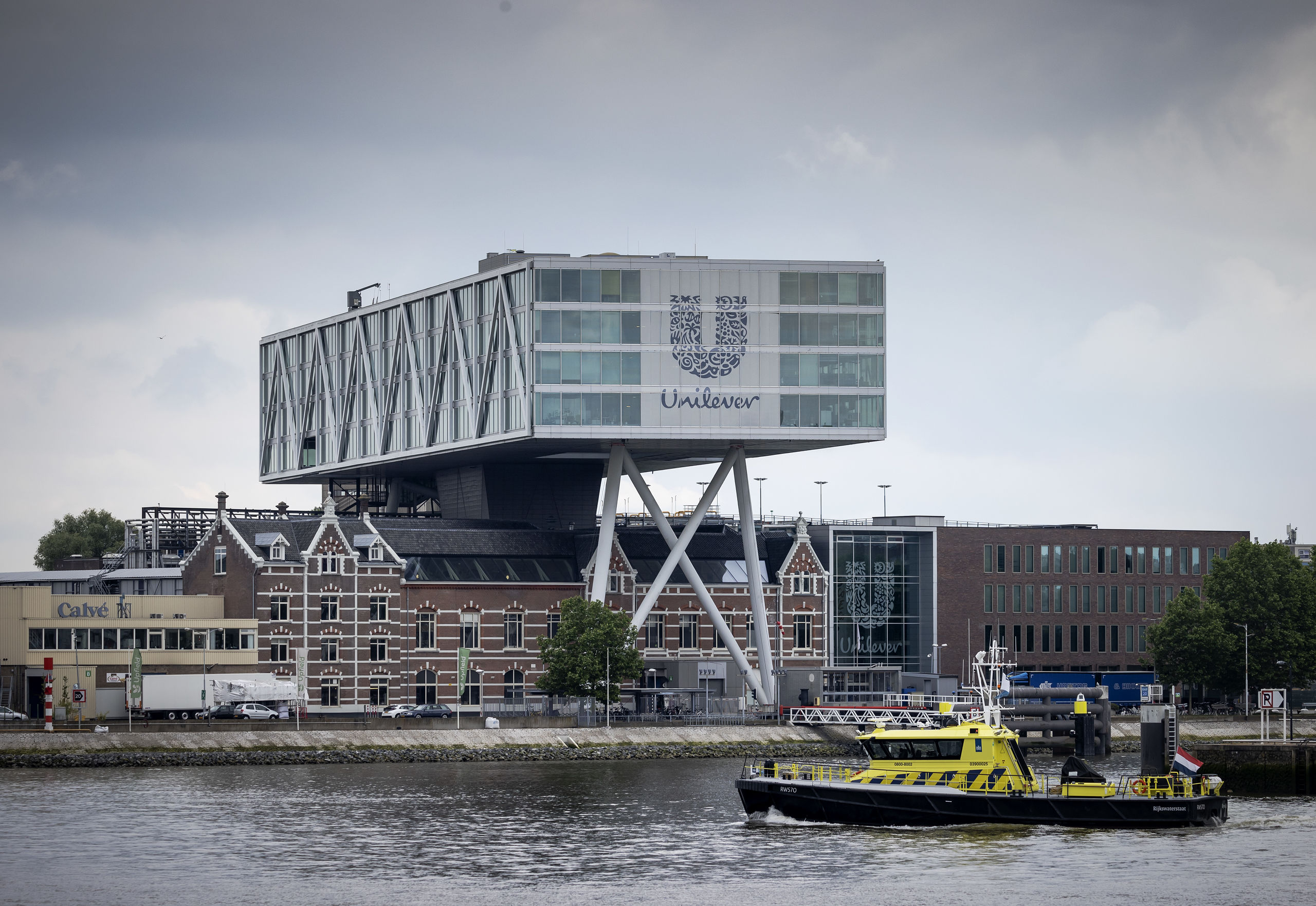 Het hoofdkantoor van Unilever in Rotterdam