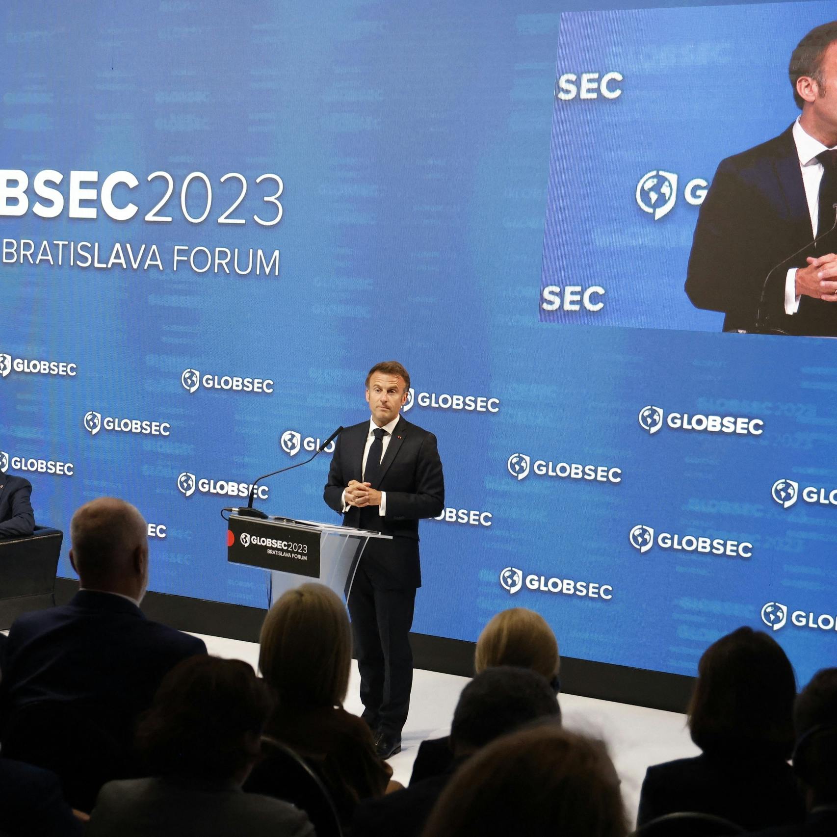 Macron: 'Europa moet klaar zijn om zichzelf te verdedigen tegen Rusland'