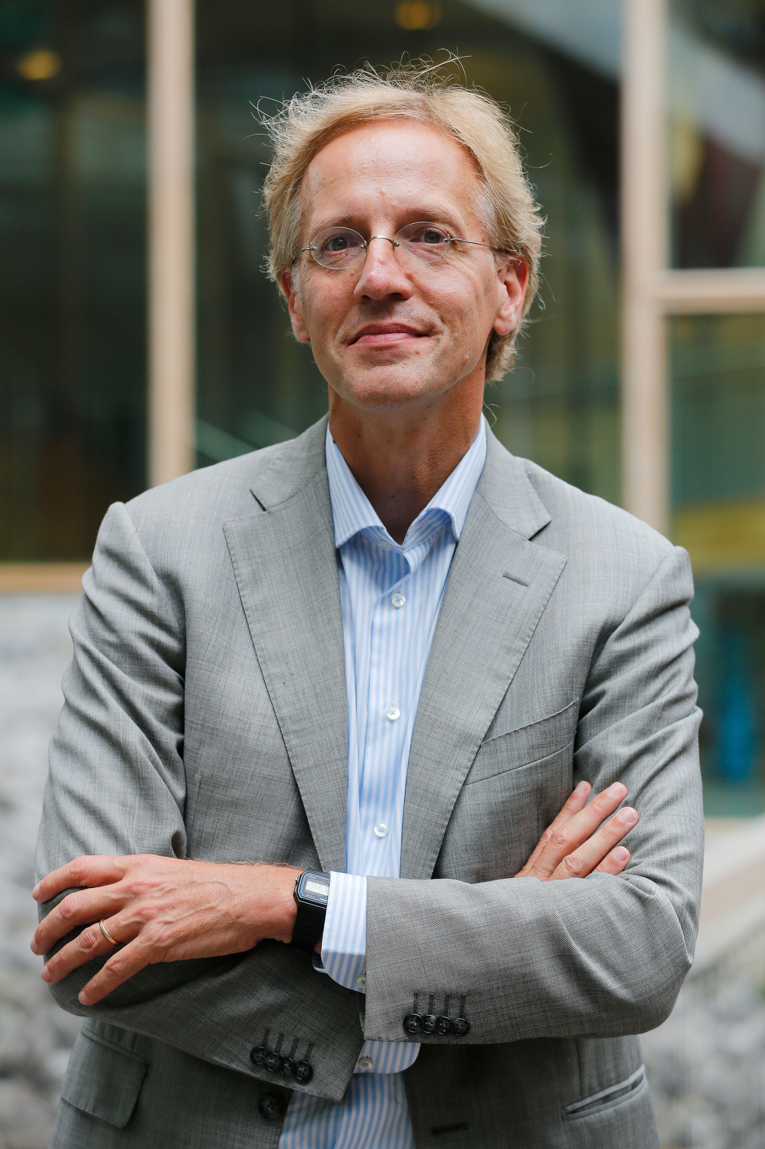 2015-08-26 16:28:31 HILVERSUM - Robbert Dijkgraaf tijdens de seizoenspresentatie van de VPRO. ANP KIPPA BAS CZERWINSKI