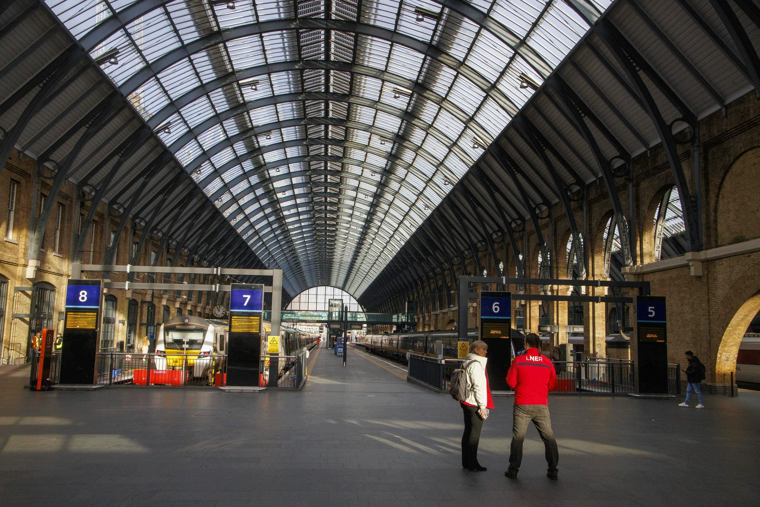 UK rail traffic remains steady due to strike, escalation imminent