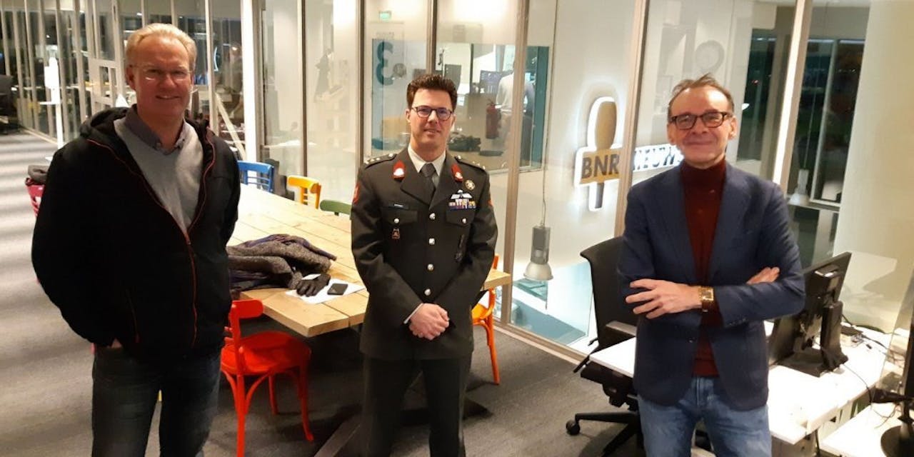 Van links naar rechts: Michel Rademaker, Sjoerd Mevissen en Paul van Liempt